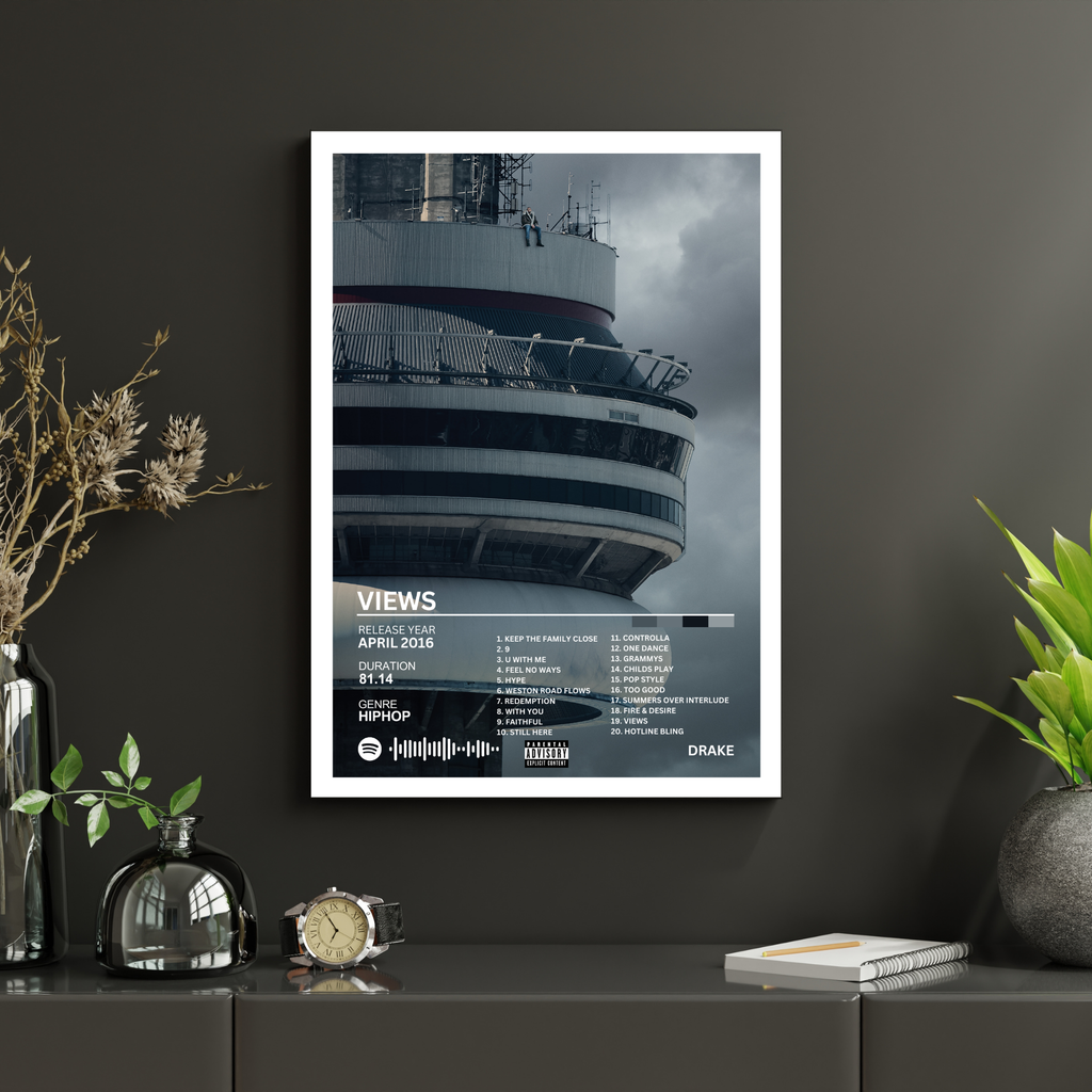 Views - Drake 2 | PosterStudio Album Collection