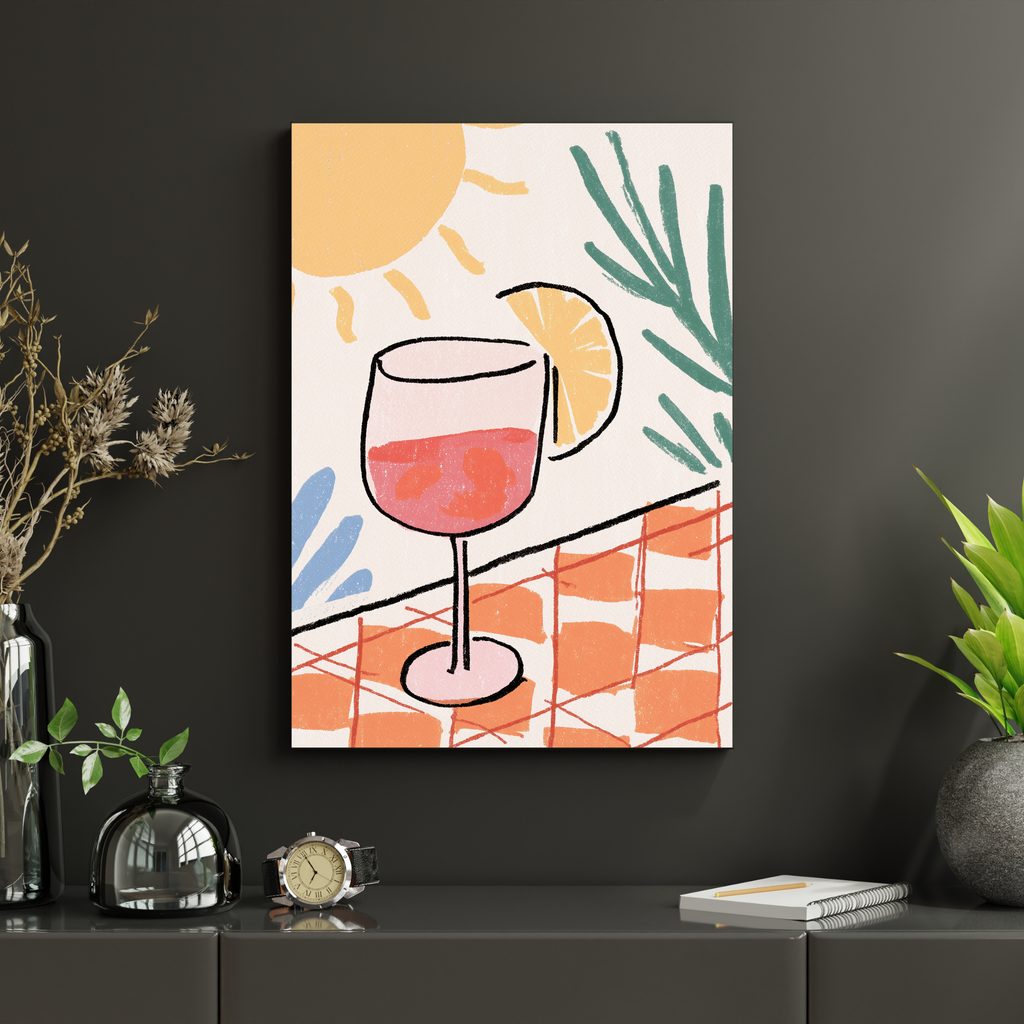 Lemon Drink | PosterStudio Dopamine Collection