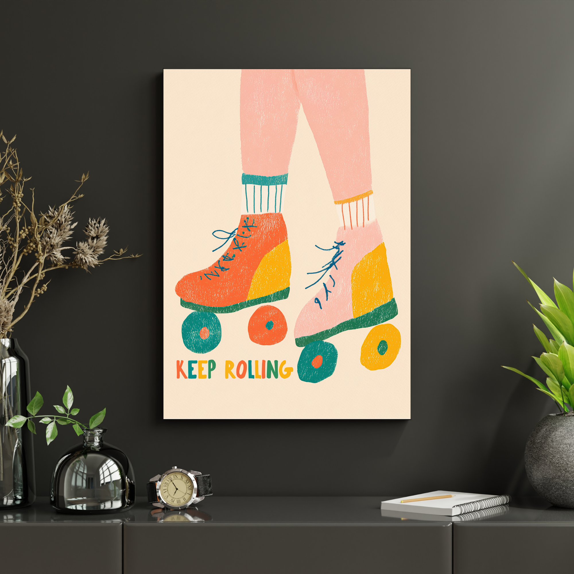 Keep Rolling | PosterStudio Dopamine Collection