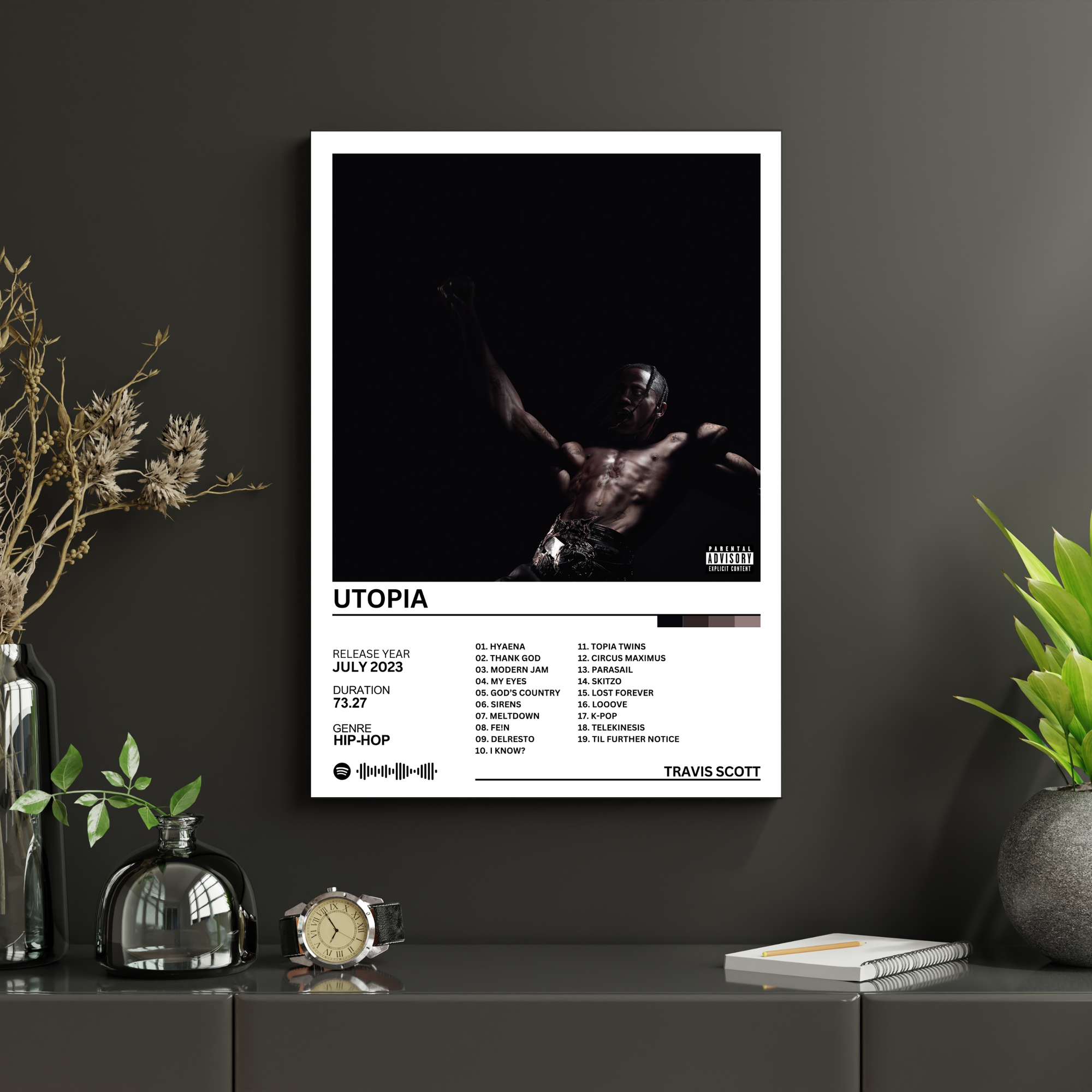 Utopia - Travis Scott | PosterStudio Album Collection