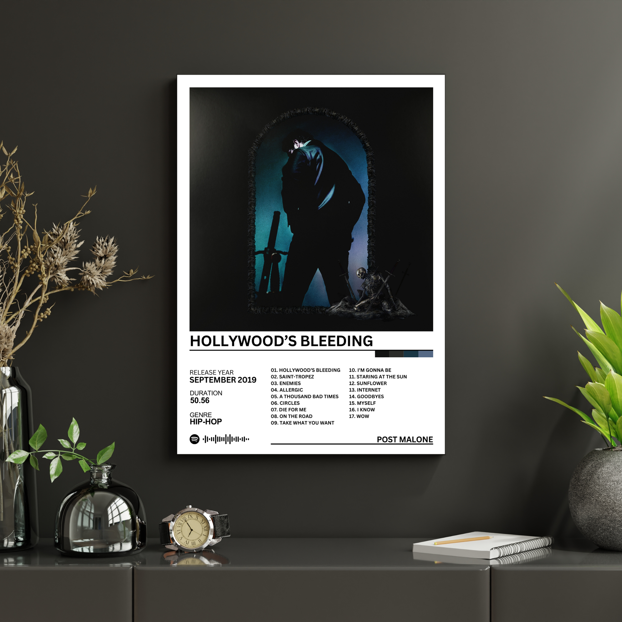 Hollywood's Bleeding - Post Malone | PosterStudio Album Collection