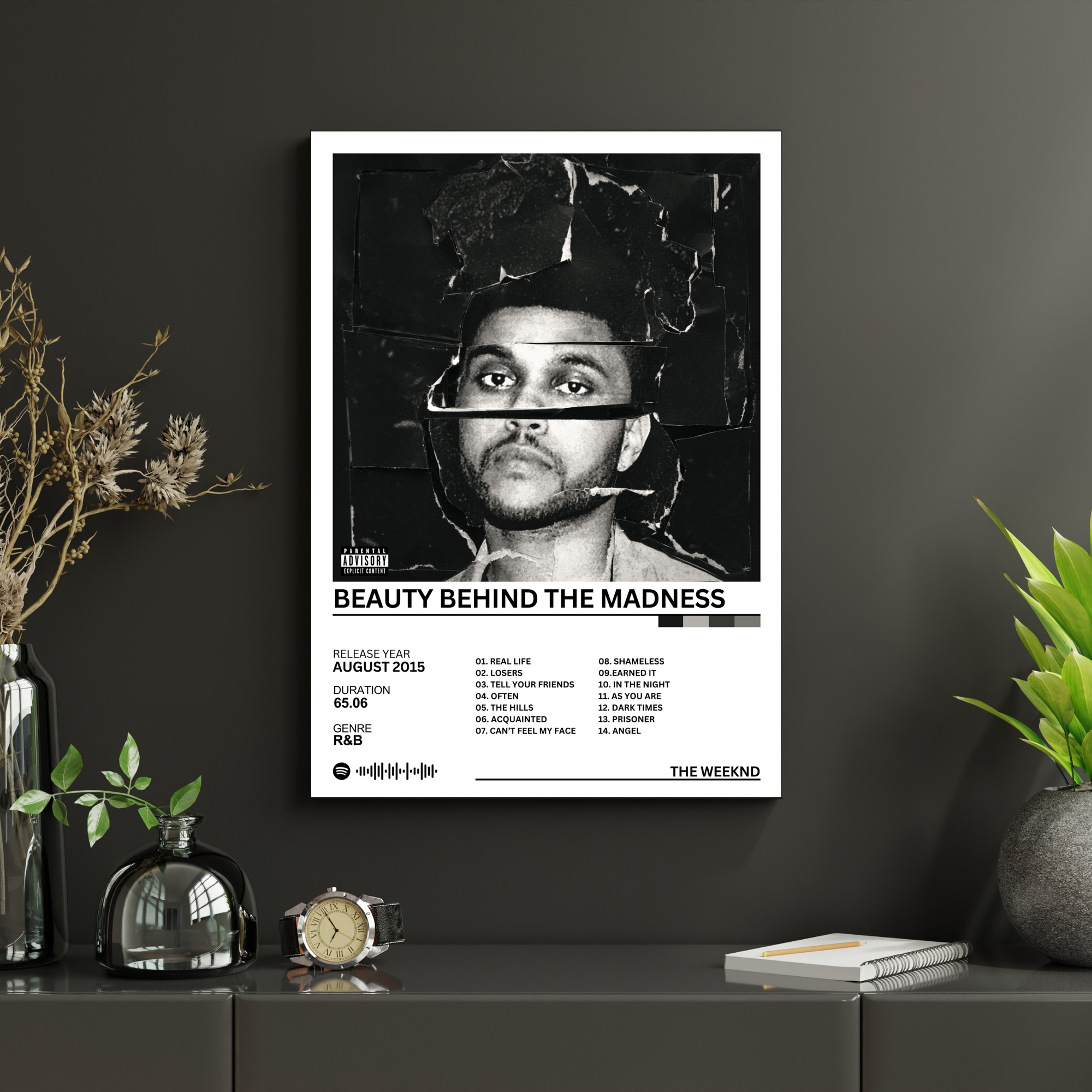 Beauty Behind the Madness - The Weeknd | PosterStudio Album Collection