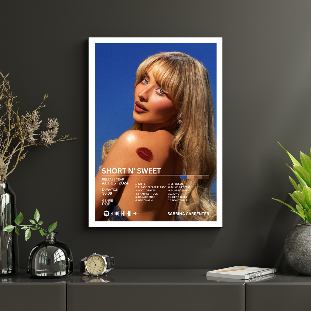 Short N' Sweet - Sabrina Carpenter | PosterStudio Album Collection