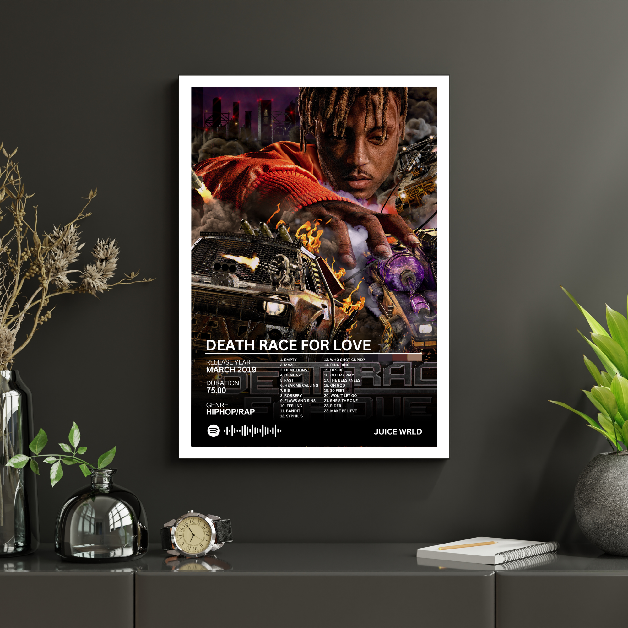 Death Race for Love - Juice Wrld 2 | PosterStudio Album Collection