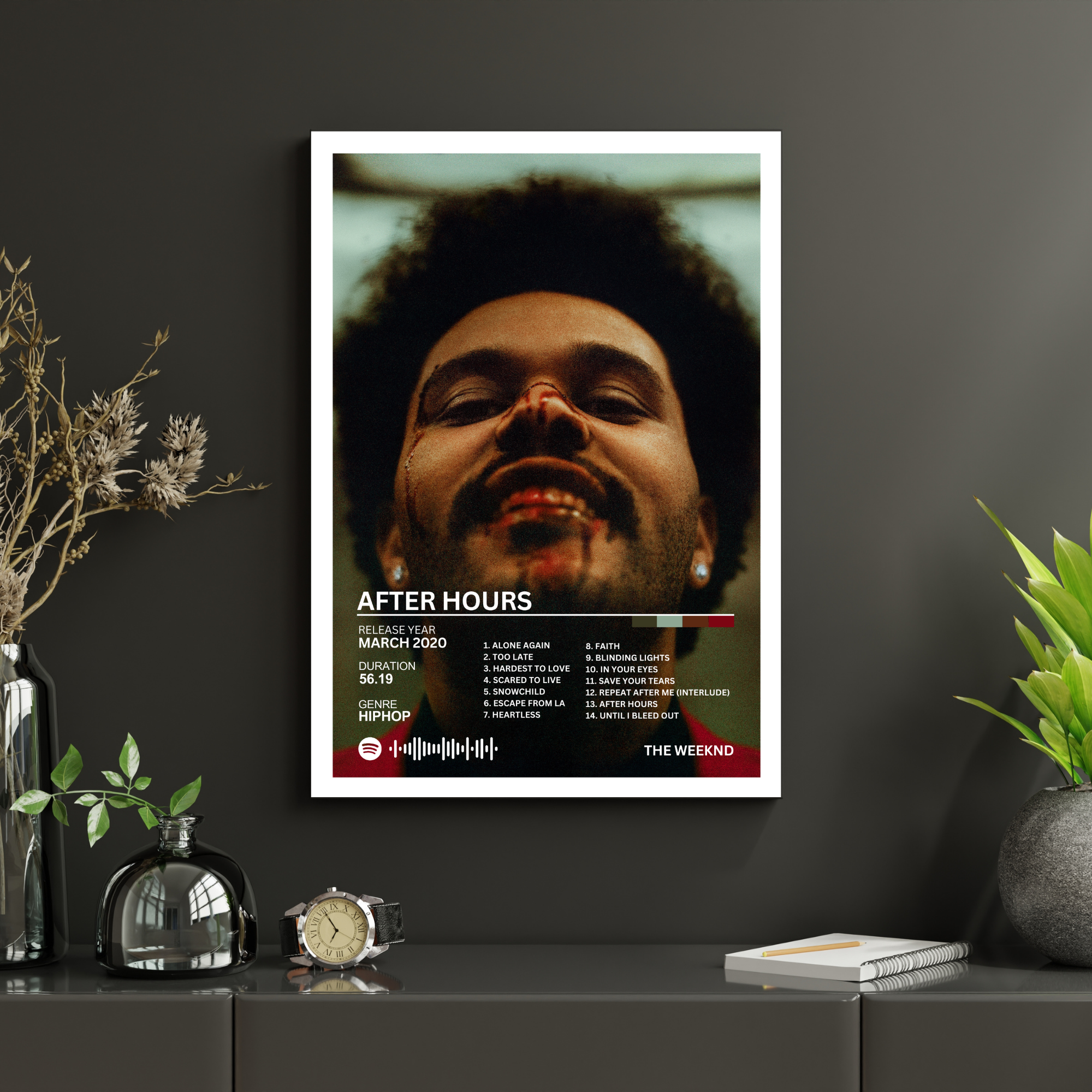 After Hours - The Weeknd 2 | PosterStudio Album Collection