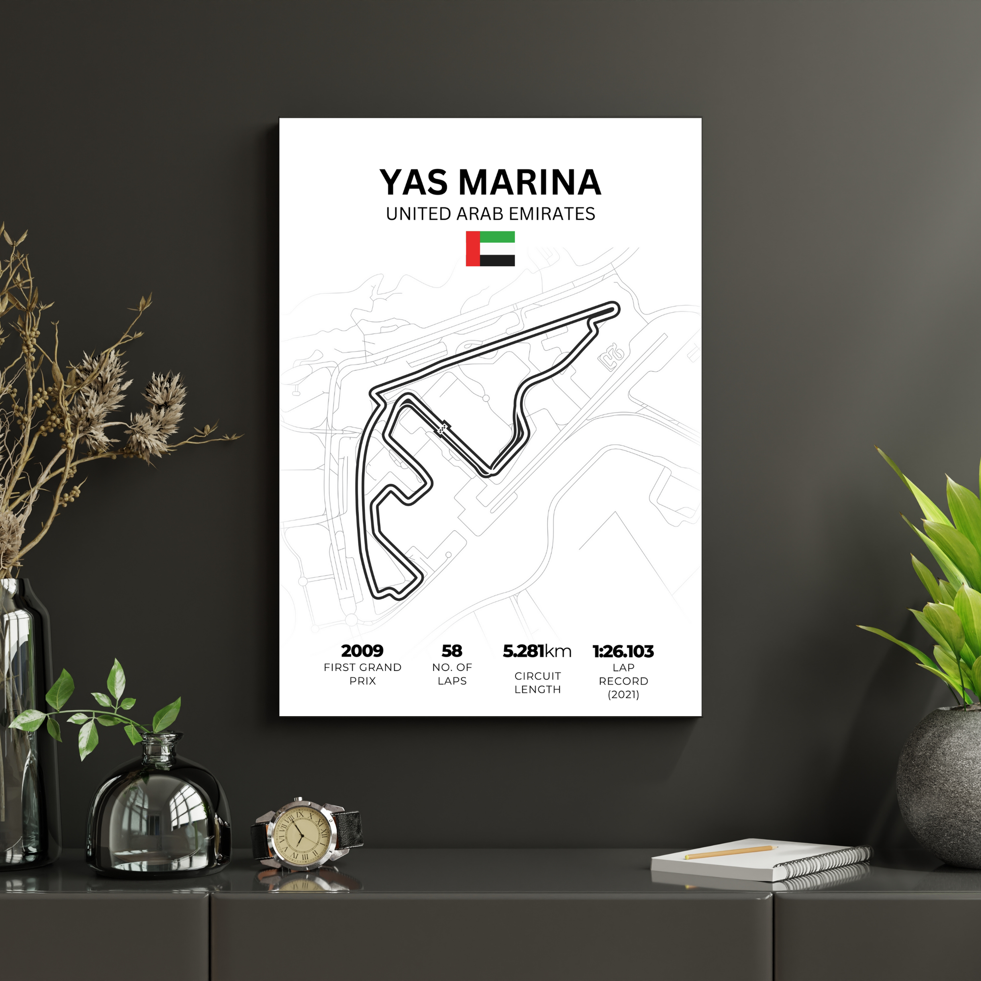 Yas Marina | PosterStudio Formula One Collection