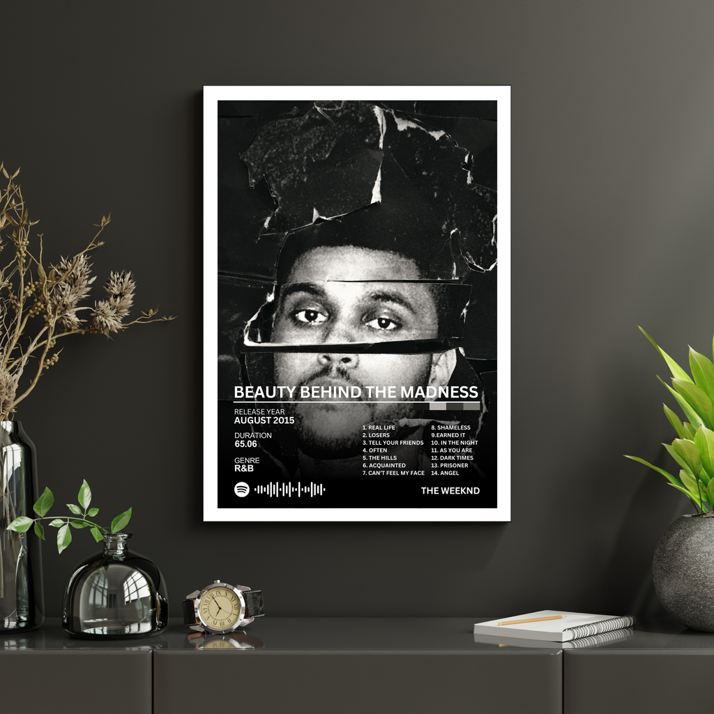 Beauty Behind the Madness - The Weeknd 2 | PosterStudio Album Collection