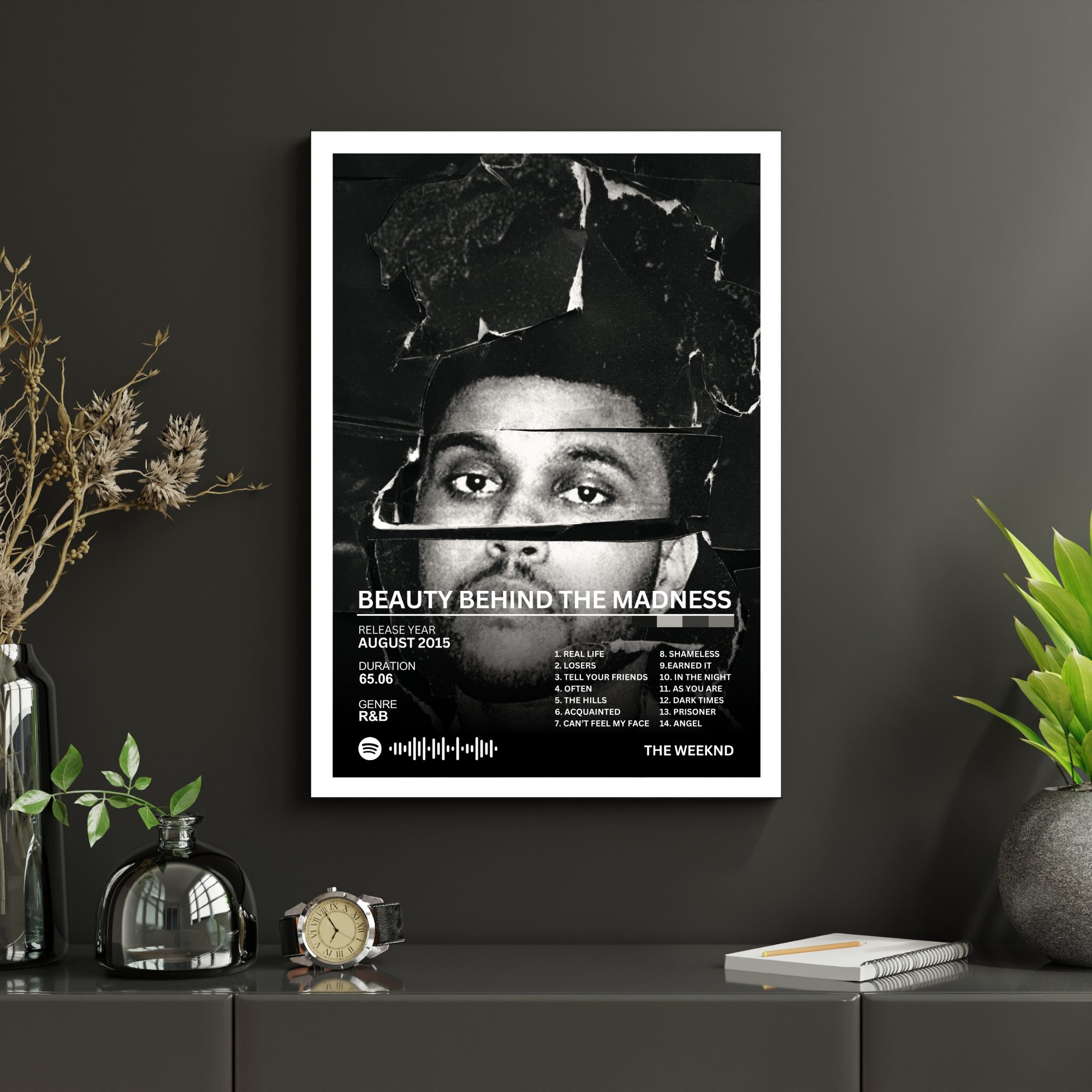 Beauty Behind the Madness - The Weeknd 2 | PosterStudio Album Collection