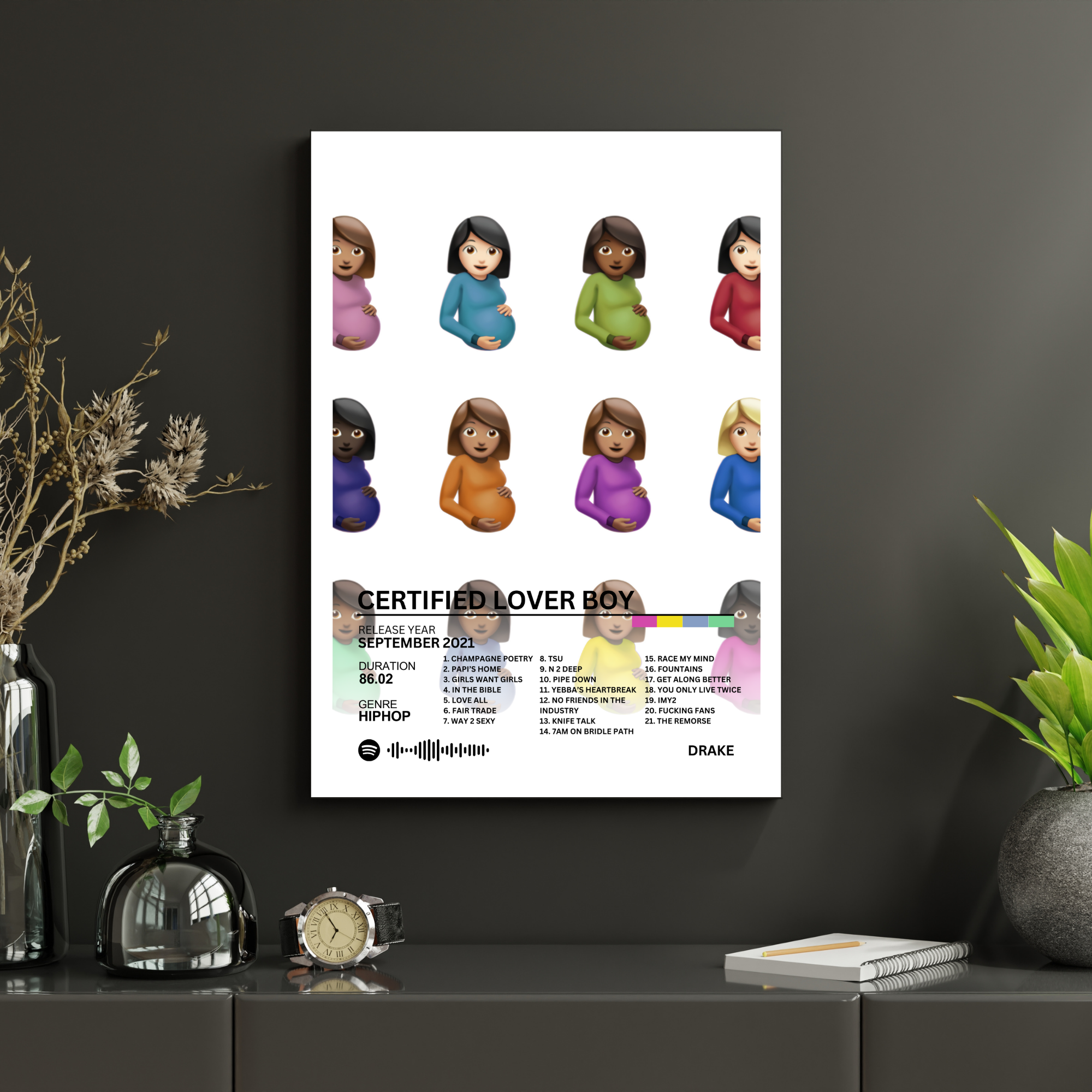 Certified Lover Boy - Drake 2 | PosterStudio Album Collection