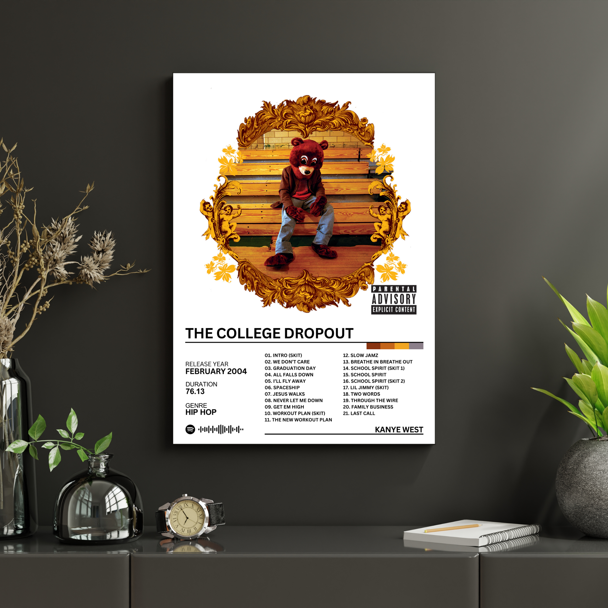 The College Dropout - Kanye West | PosterStudio Album Collection