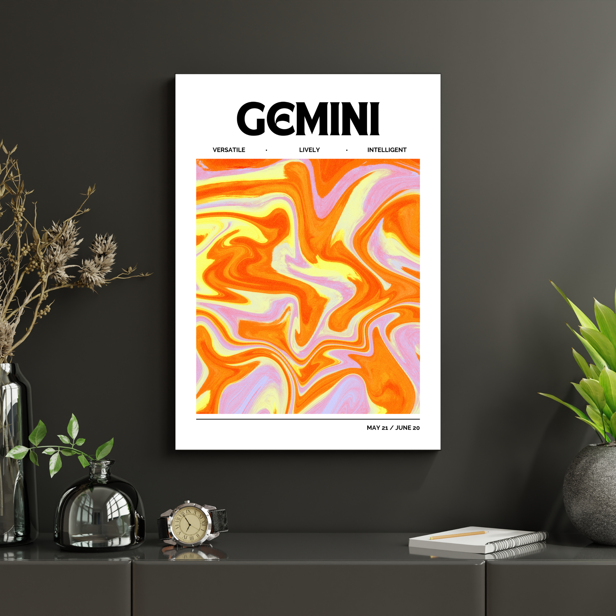 Gemini 2 | PosterStudio Zodiac Collection