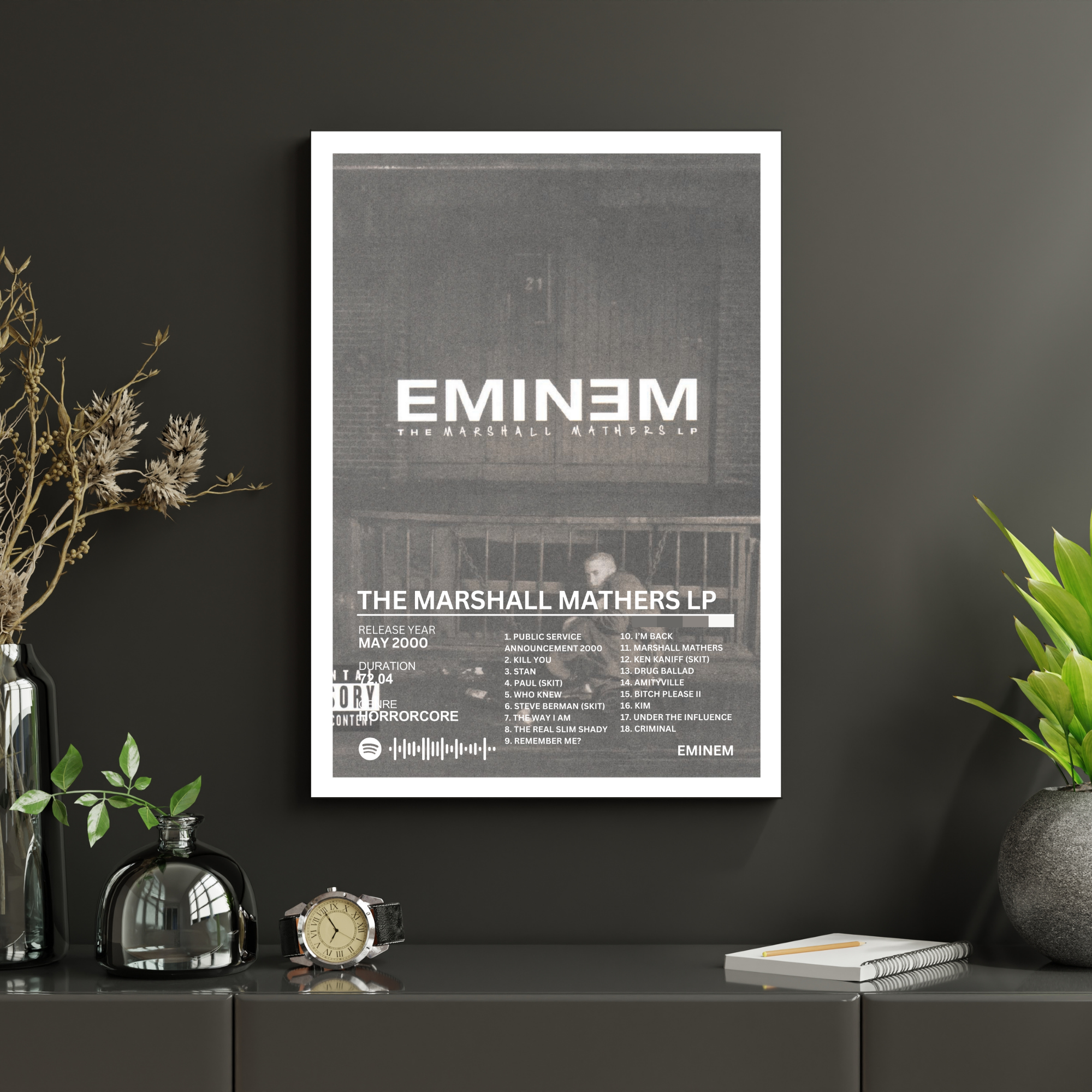 The Marshall Mathers EP - Eminem 2 | PosterStudio Album Collection