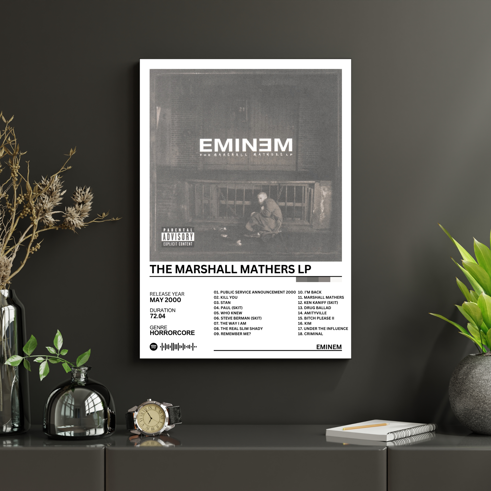 The Marshall Mathers EP- Eminem | PosterStudio Album Collection