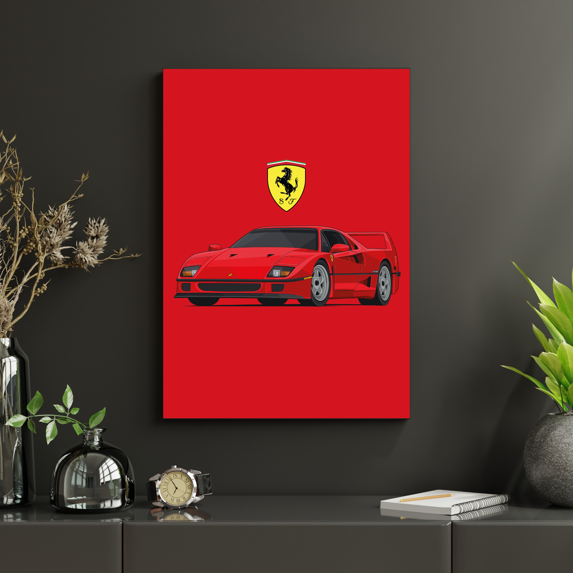 Ferrari F40 | PosterStudio Automotive Collection