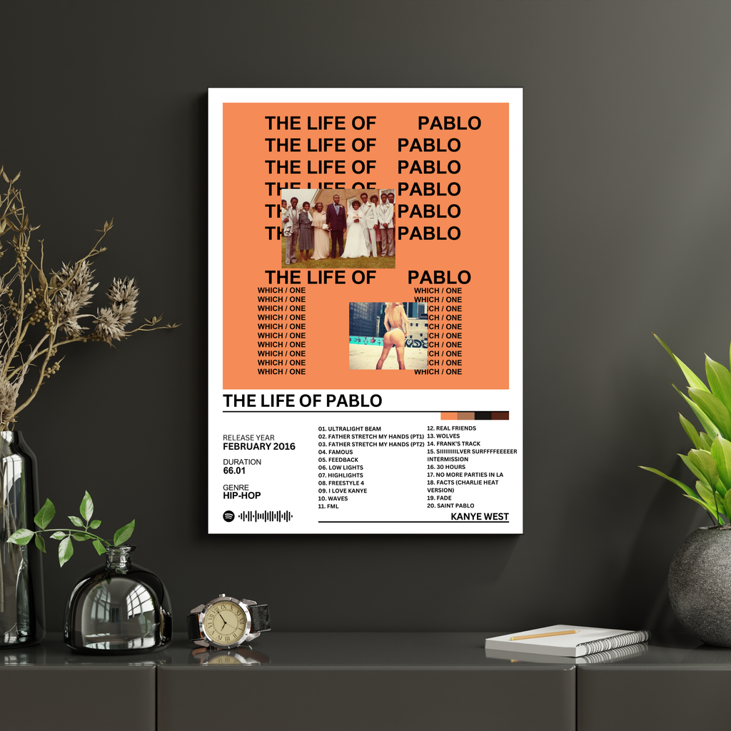 The Life of Pablo - Kanye West | PosterStudio Album Collection