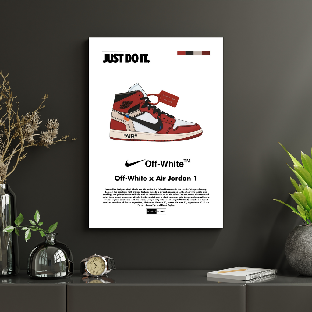 Nike x Off-White 'Air Jordan 1' | PosterStudio Sneaker Collection