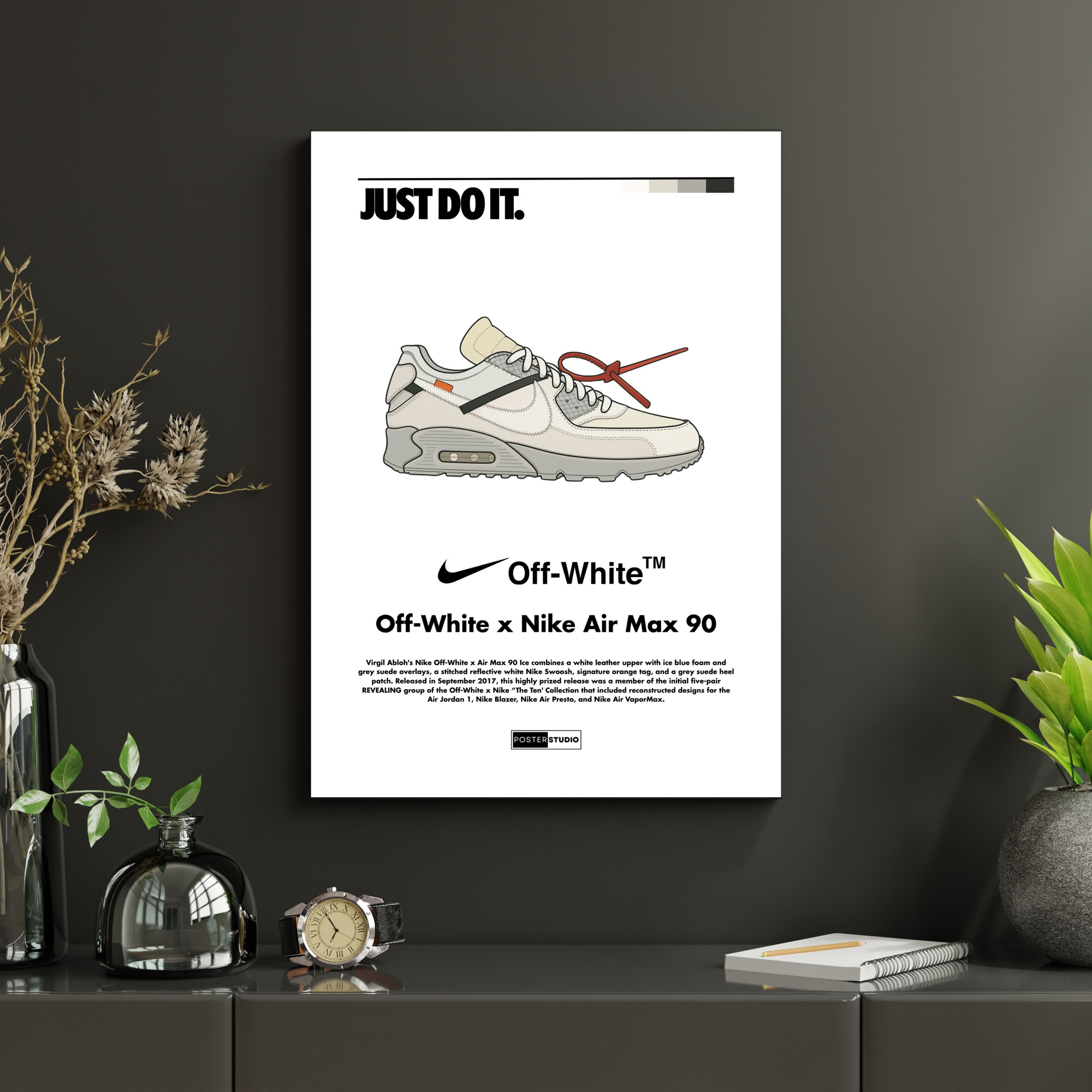 Nike x Off-White 'Air Max 90' | PosterStudio Sneaker Collection