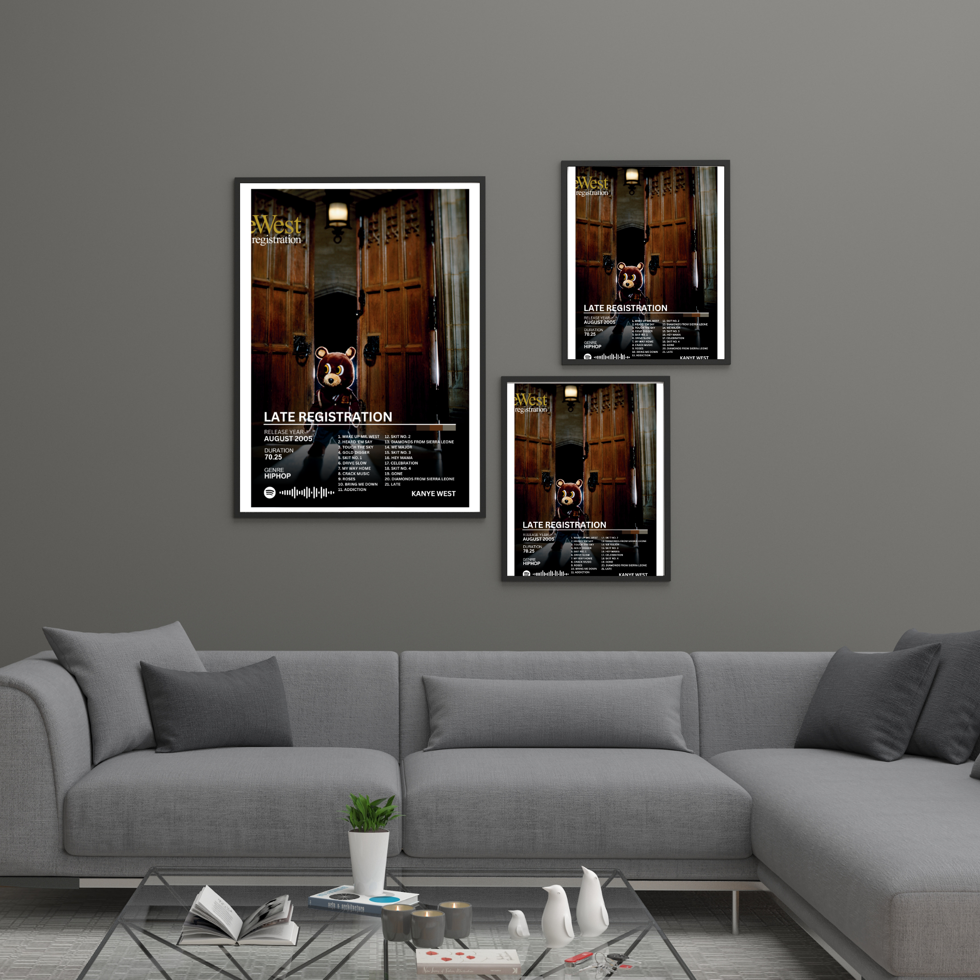 Late Registration - Kanye West 2 | PosterStudio Album Collection