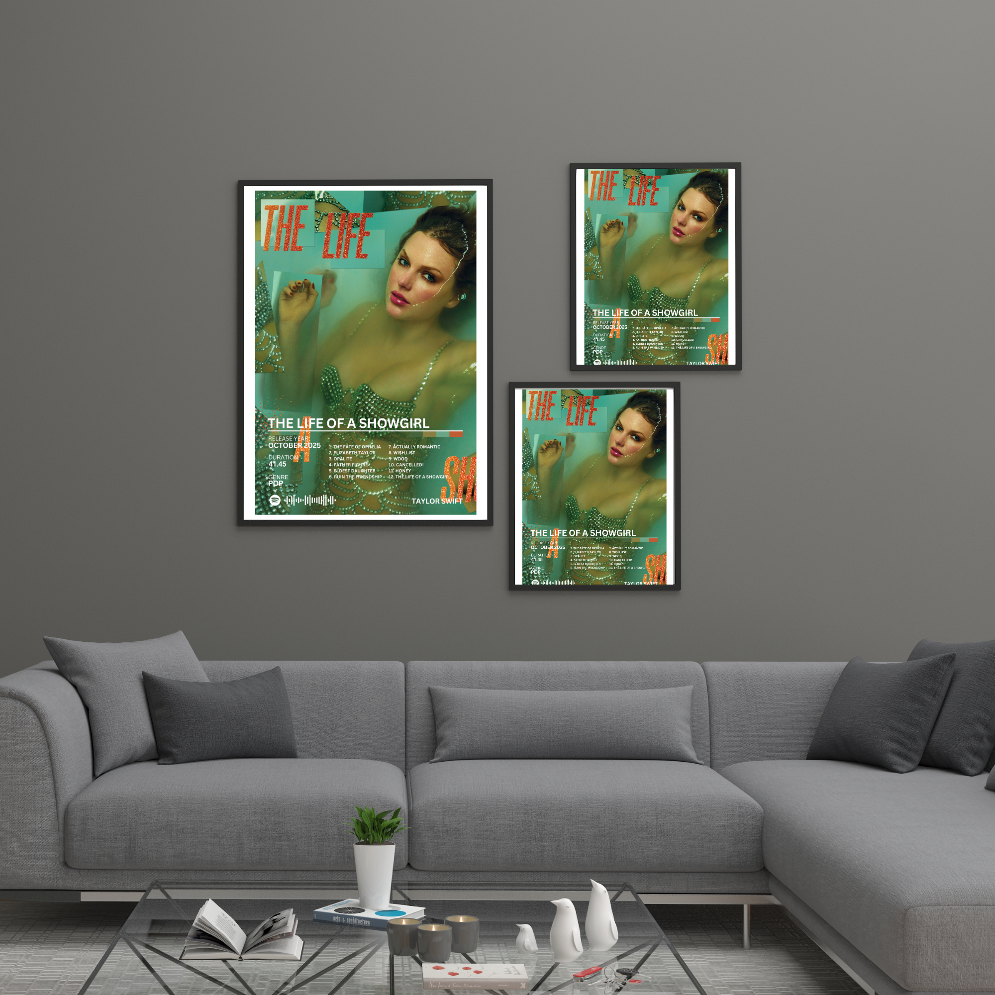 The Life of a Showgirl - Taylor Swift 2 | PosterStudio Album Collection