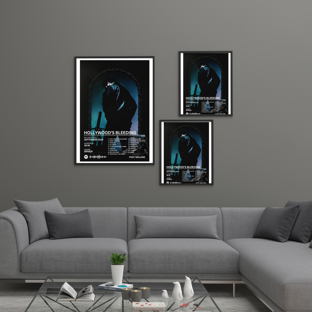 Hollywood's Bleeding - Post Malone 2 | PosterStudio Album Collection