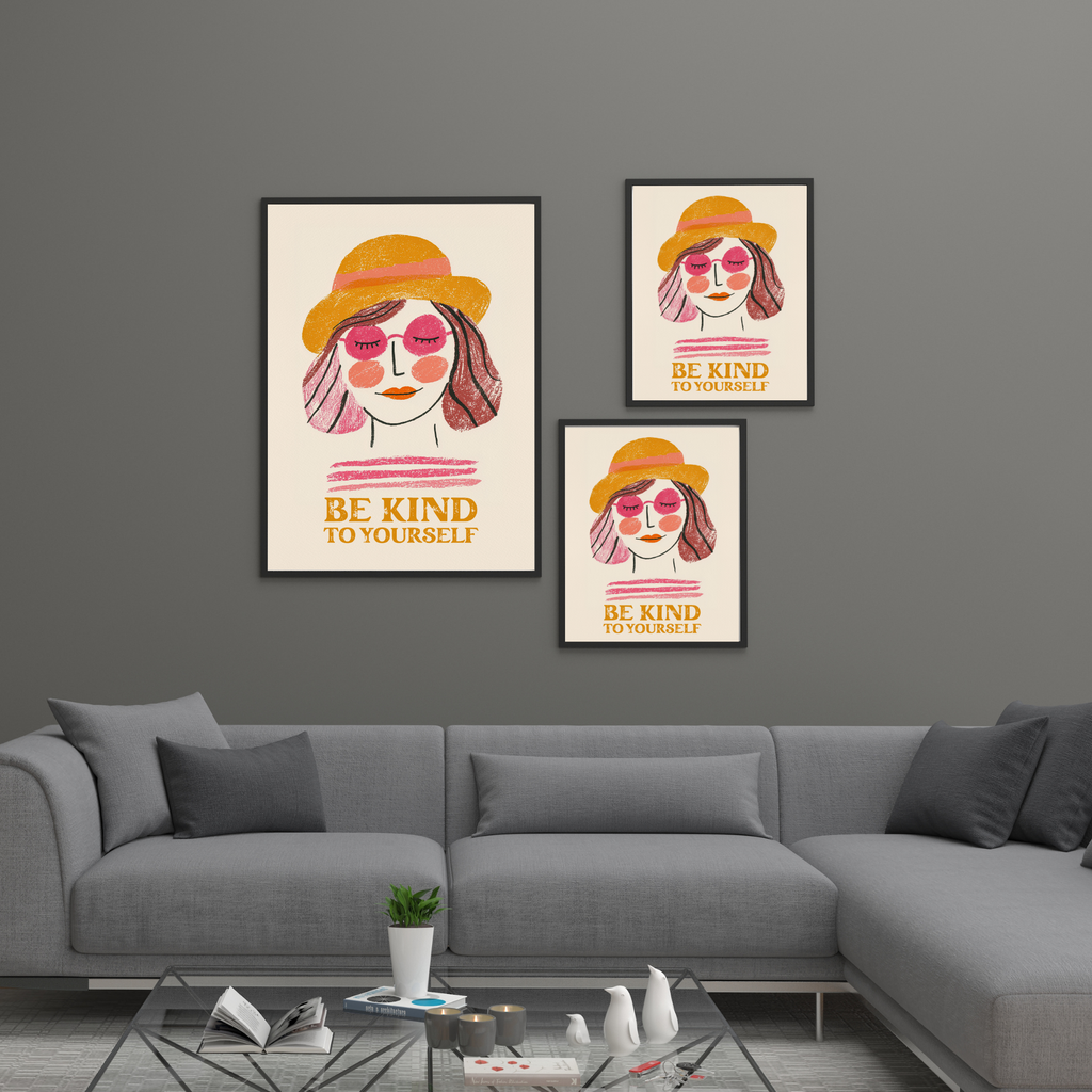 Be Kind to Yourself | PosterStudio Dopamine Collection