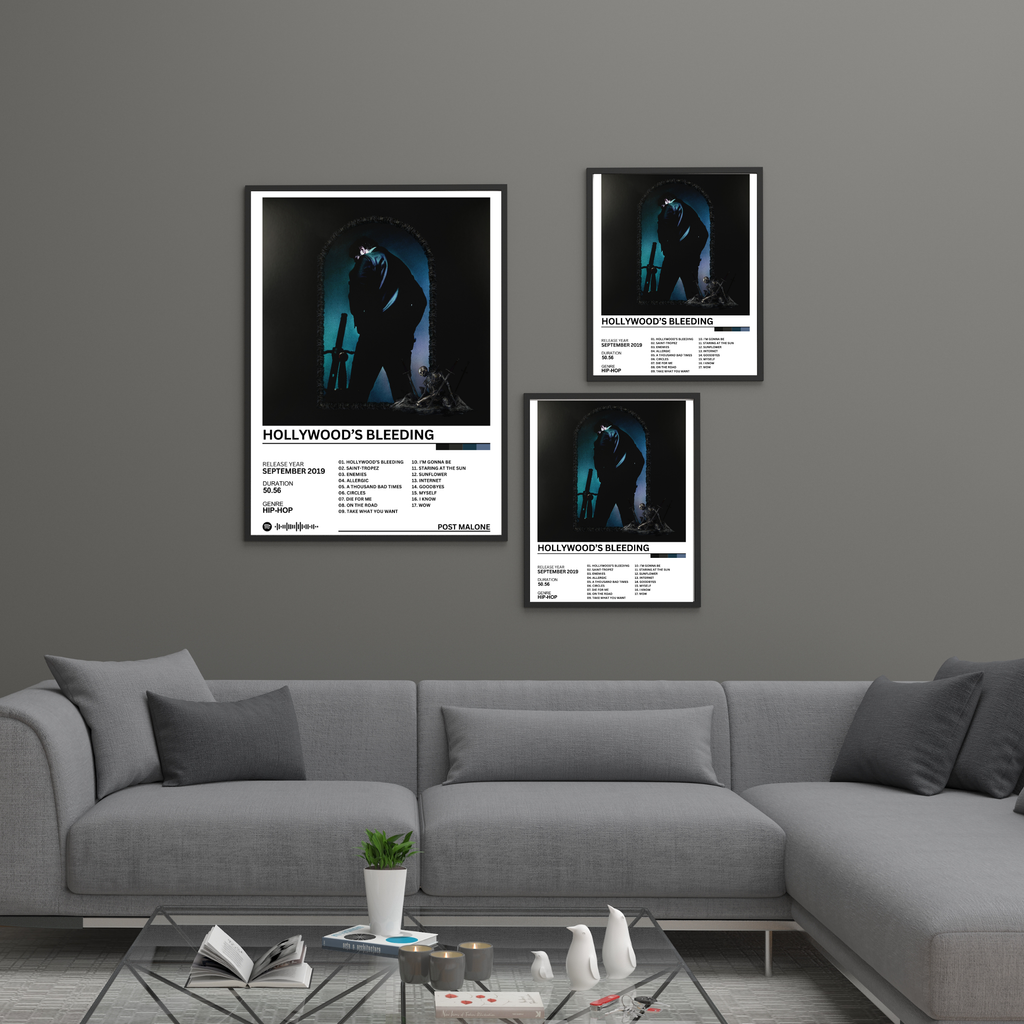 Hollywood's Bleeding - Post Malone | PosterStudio Album Collection