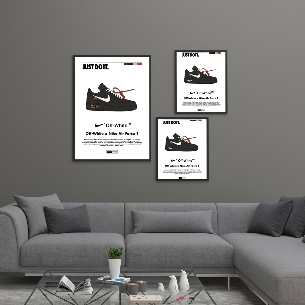 Nike x Off-White 'Air Force 1' | PosterStudio Sneaker Collection