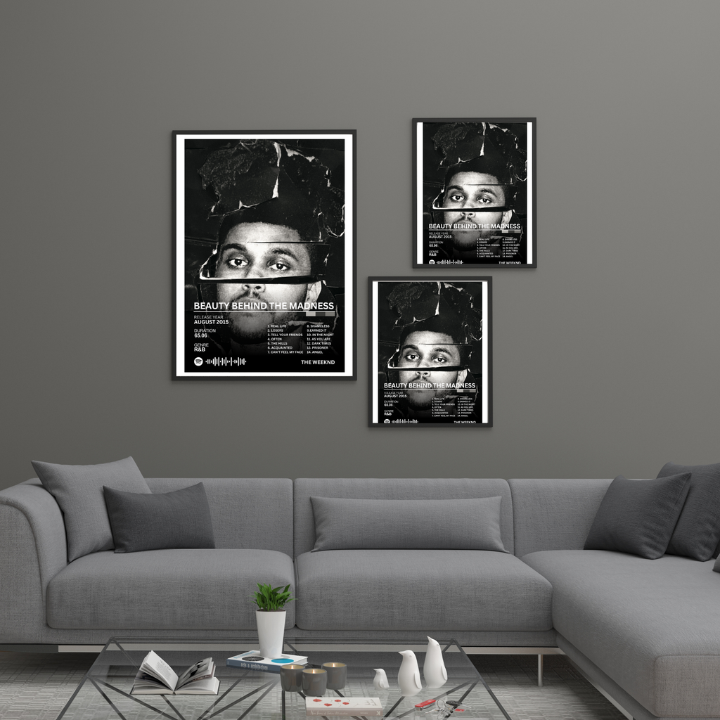 Beauty Behind the Madness - The Weeknd 2 | PosterStudio Album Collection