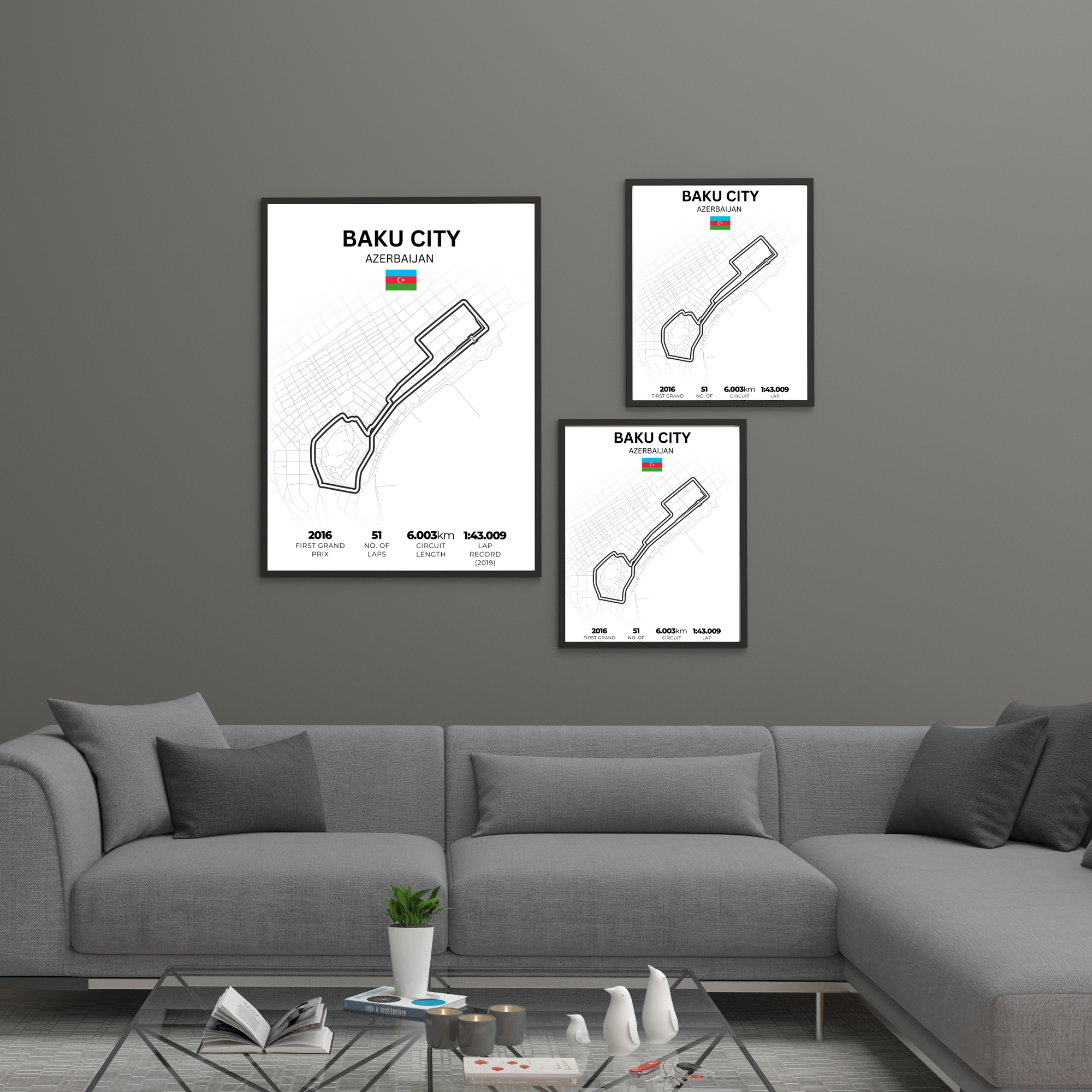 Baku | PosterStudio Formula One Collection