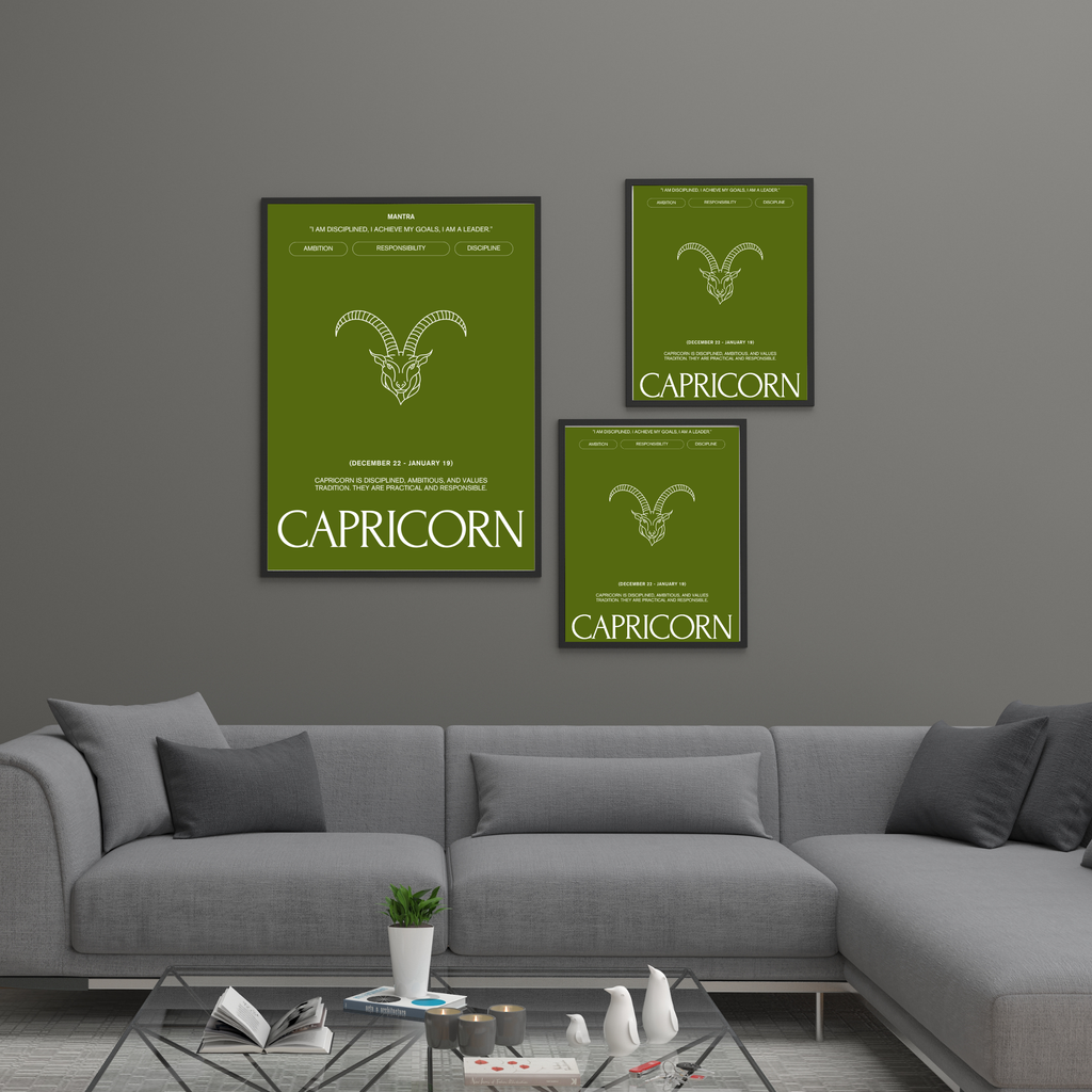 Capricorn | PosterStudio Zodiac Collection