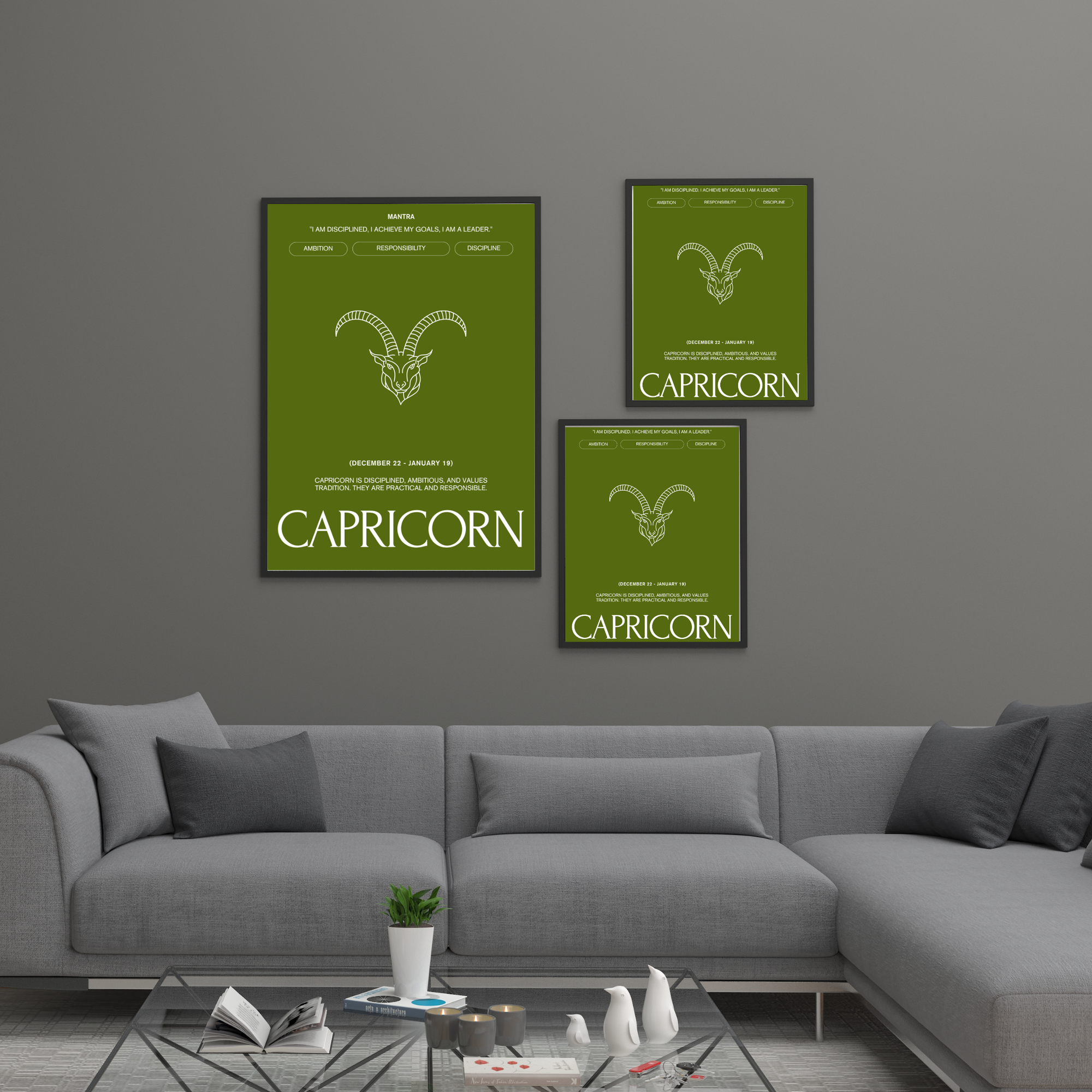 Capricorn | PosterStudio Zodiac Collection