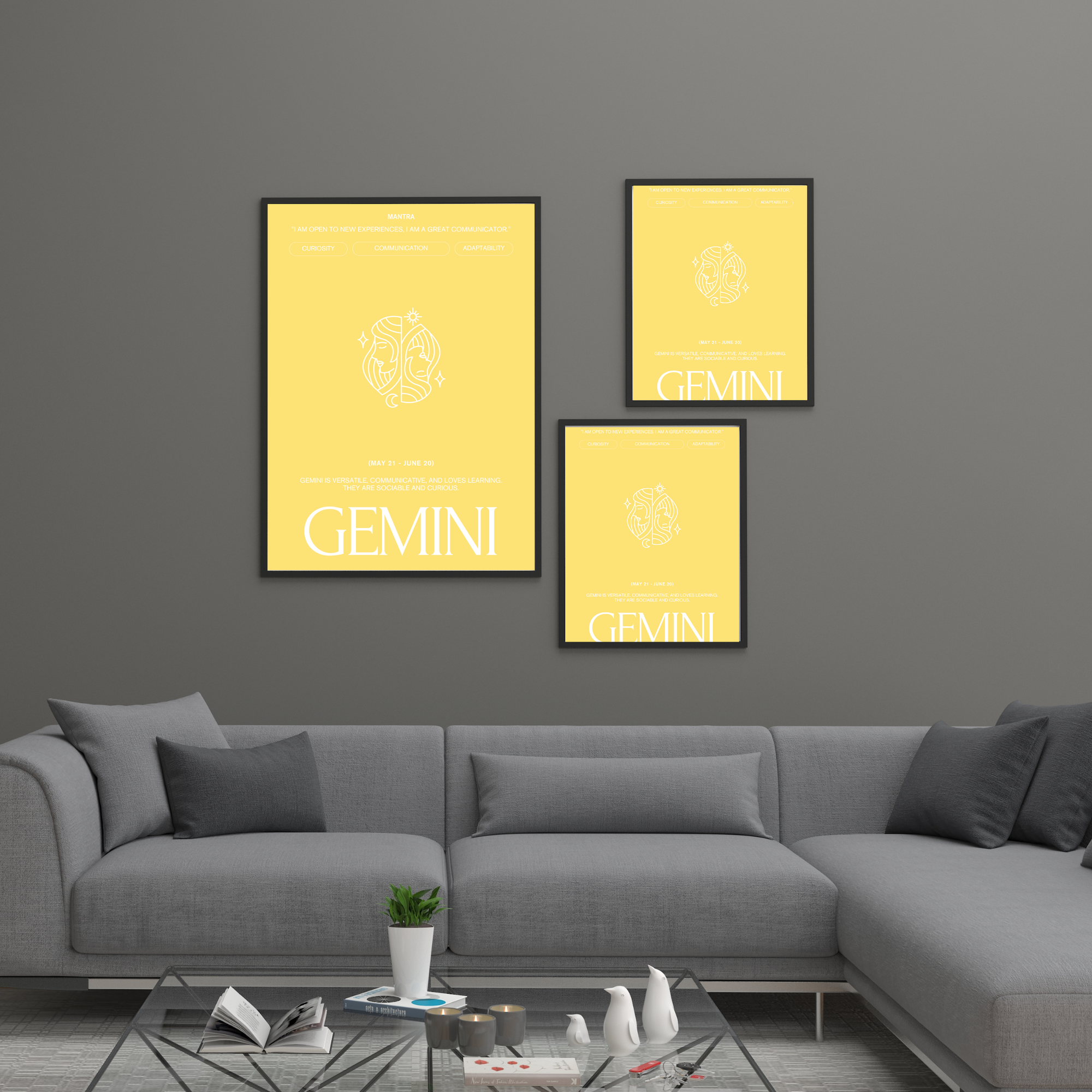 Gemini | PosterStudio Zodiac Collection