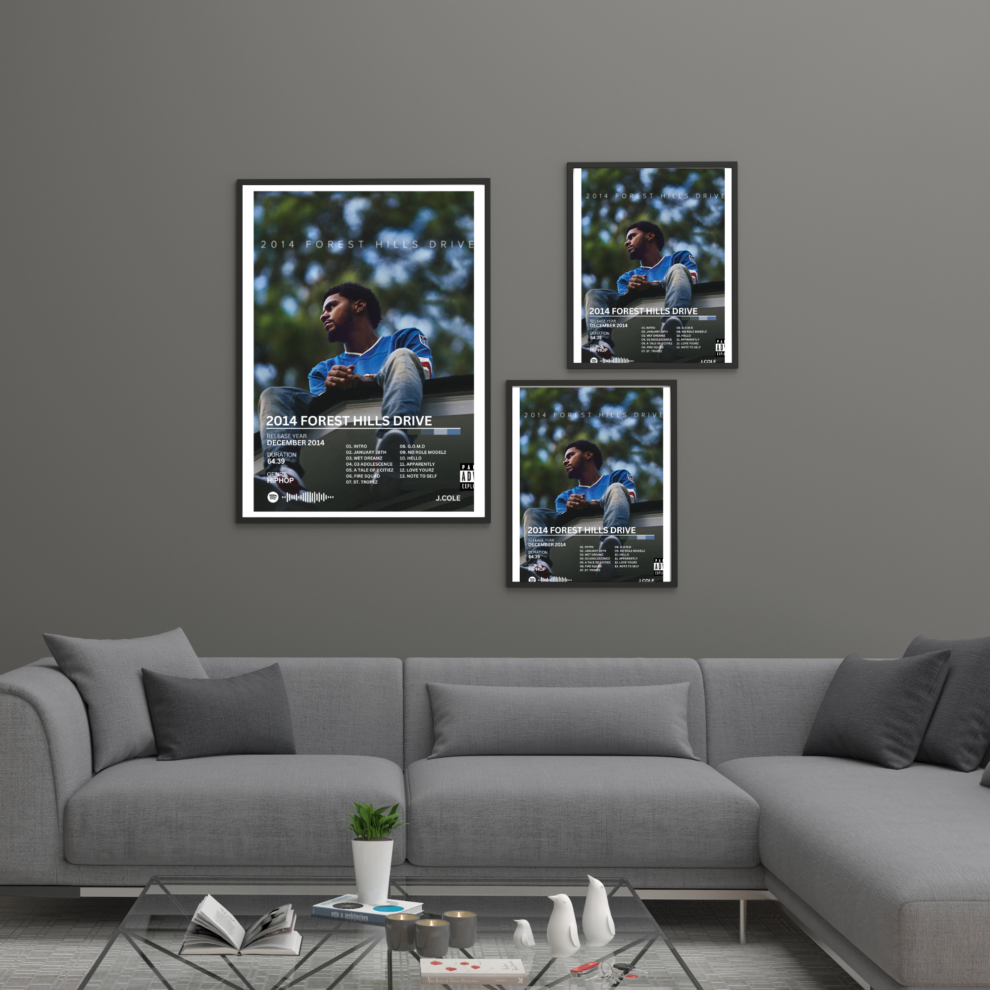 2014 Forest Hills Drive - J.Cole 2 | PosterStudio Album Collection