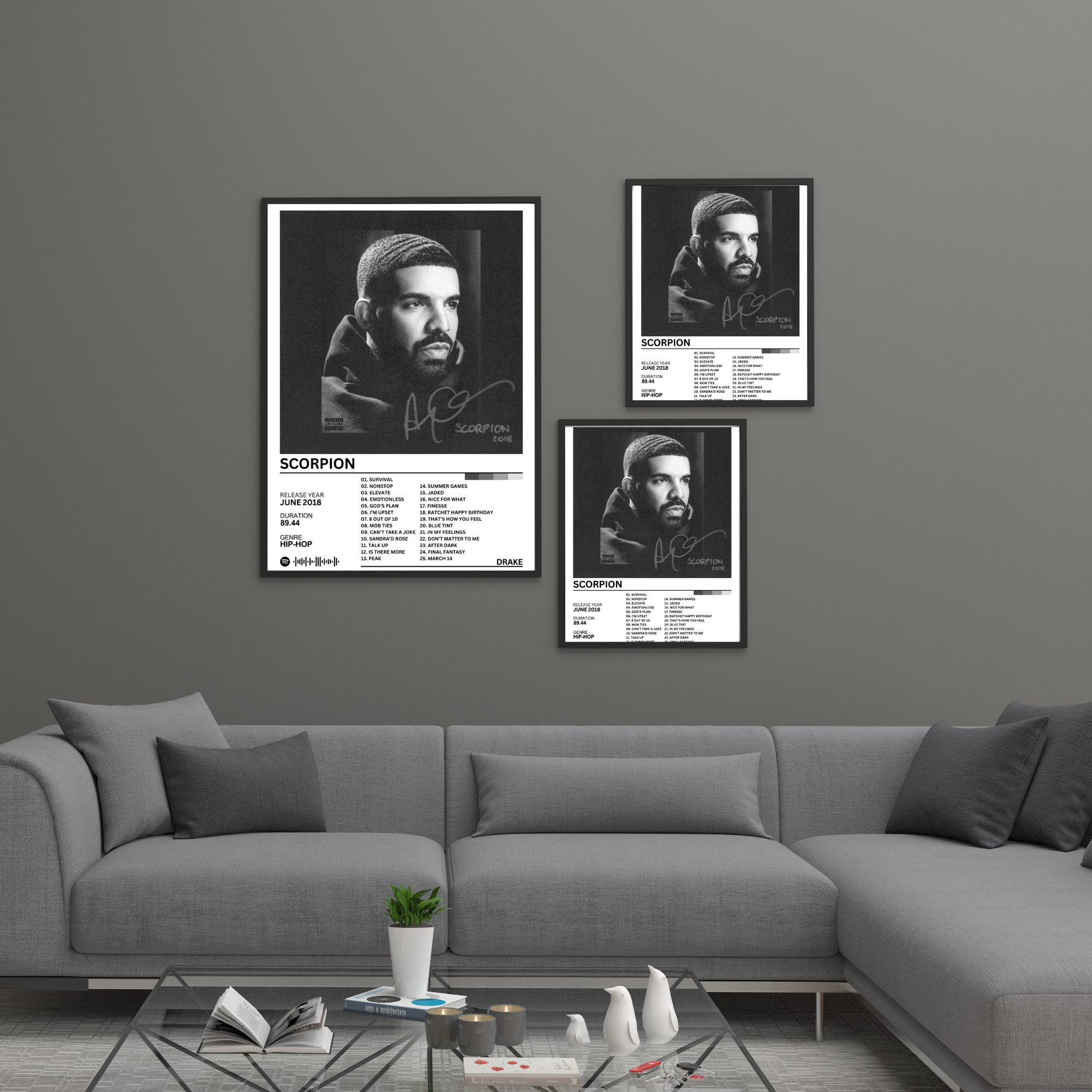 Scorpion - Drake | PosterStudio Album Collection