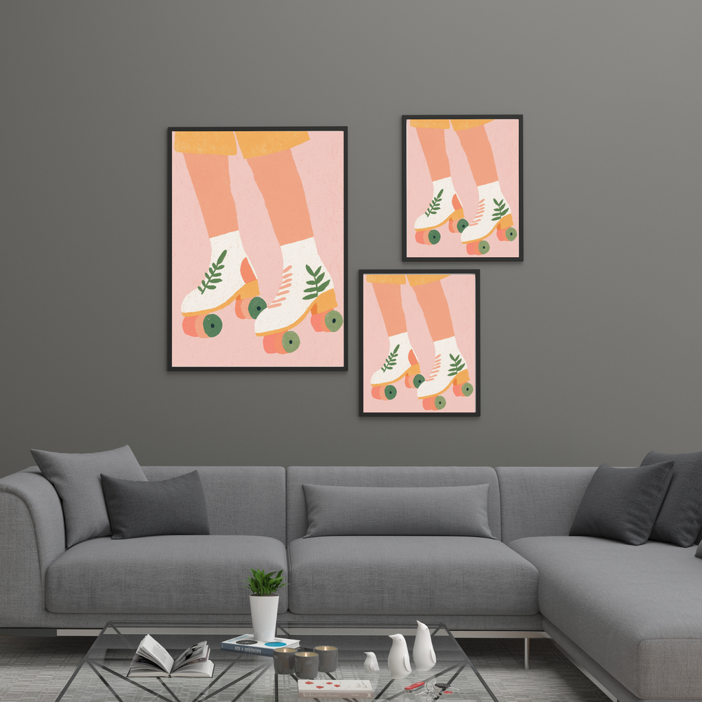 Roller Skates | PosterStudio Dopamine Collection