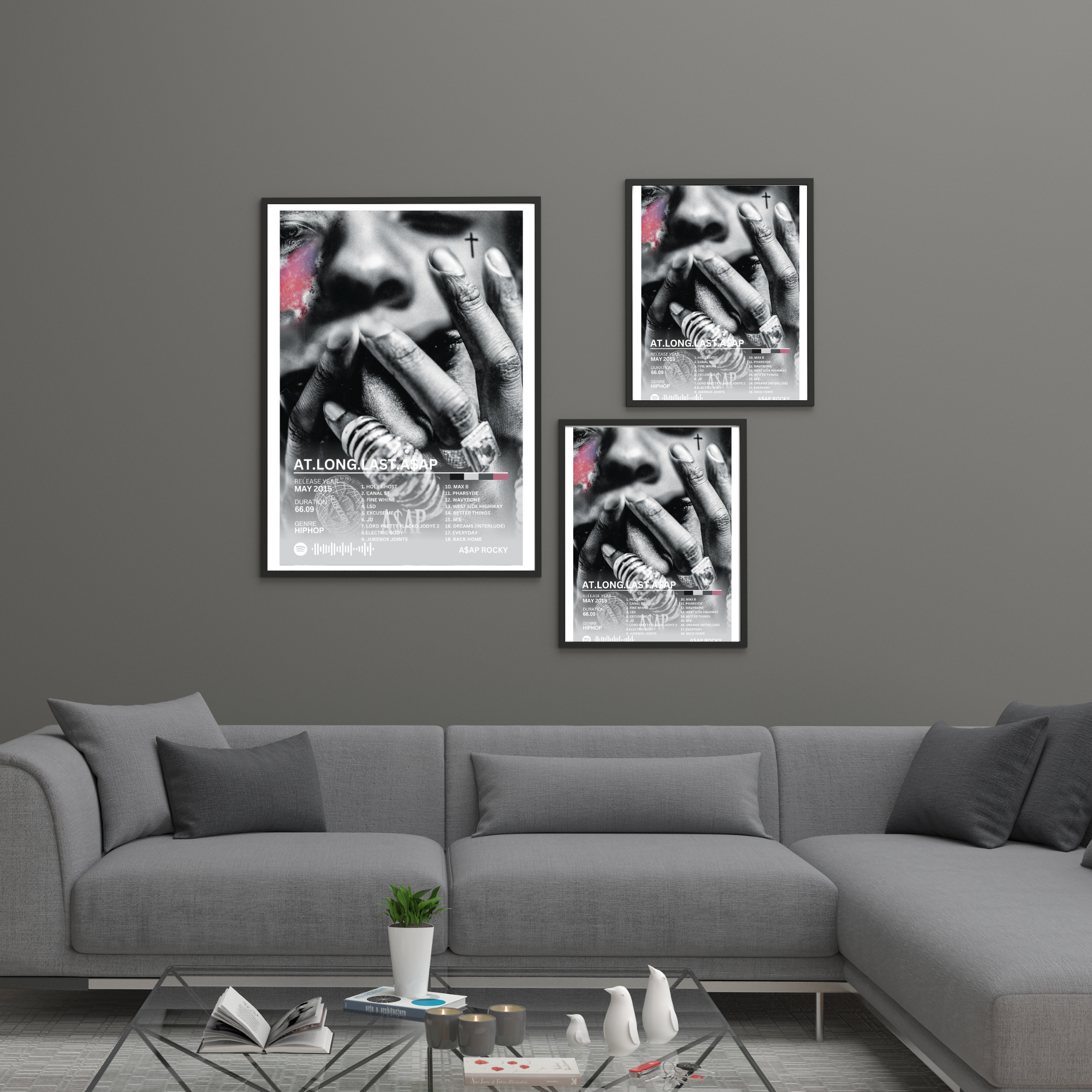 AT.LONG.LAST.A$AP - A$AP Rocky 2 | PosterStudio Album Collection
