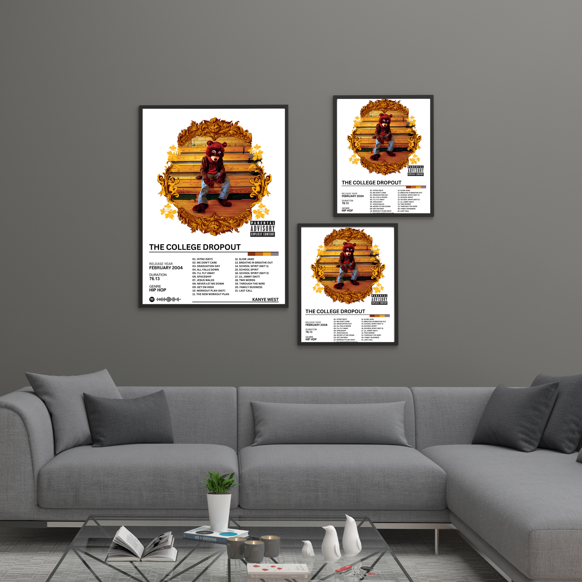 The College Dropout - Kanye West | PosterStudio Album Collection
