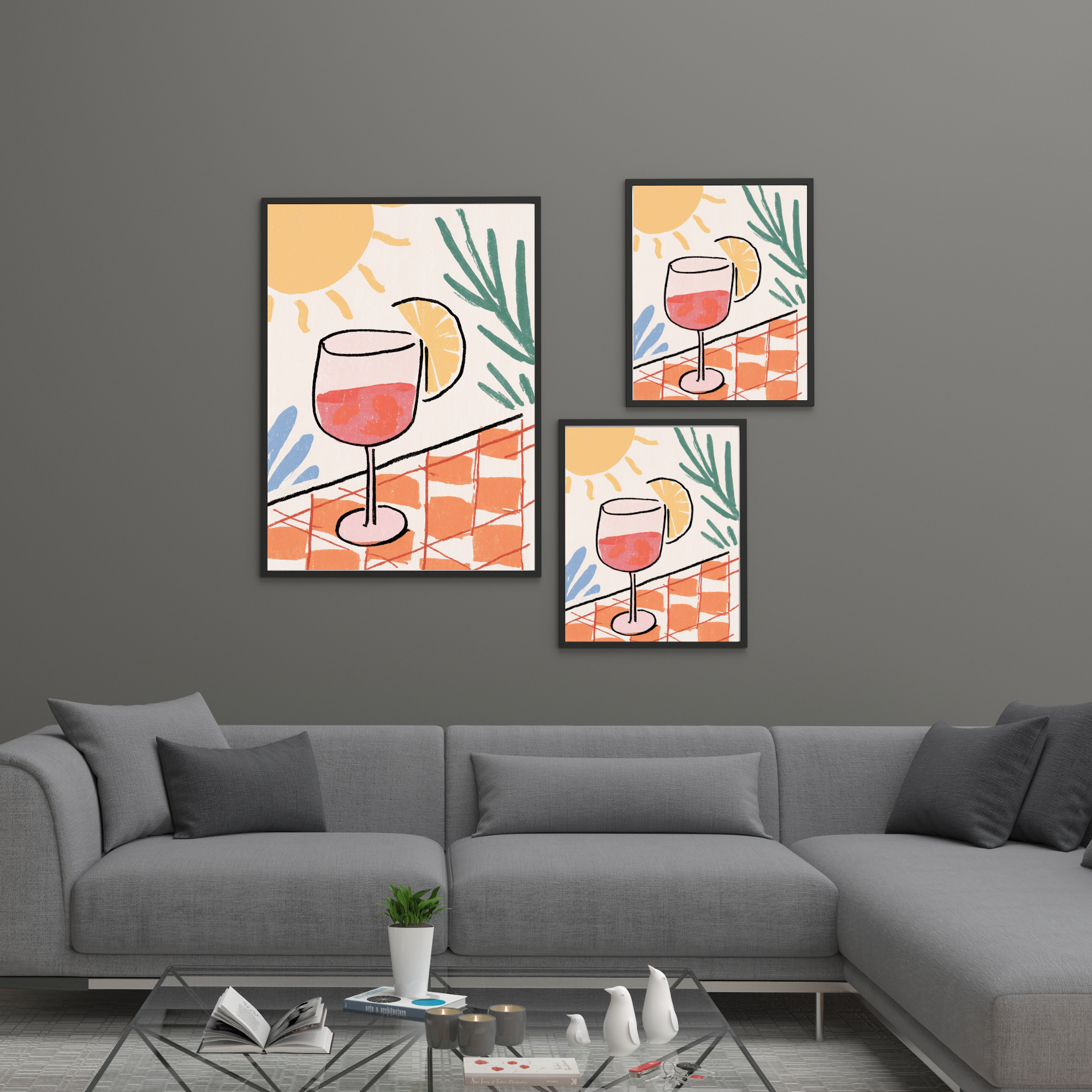 Lemon Drink | PosterStudio Dopamine Collection