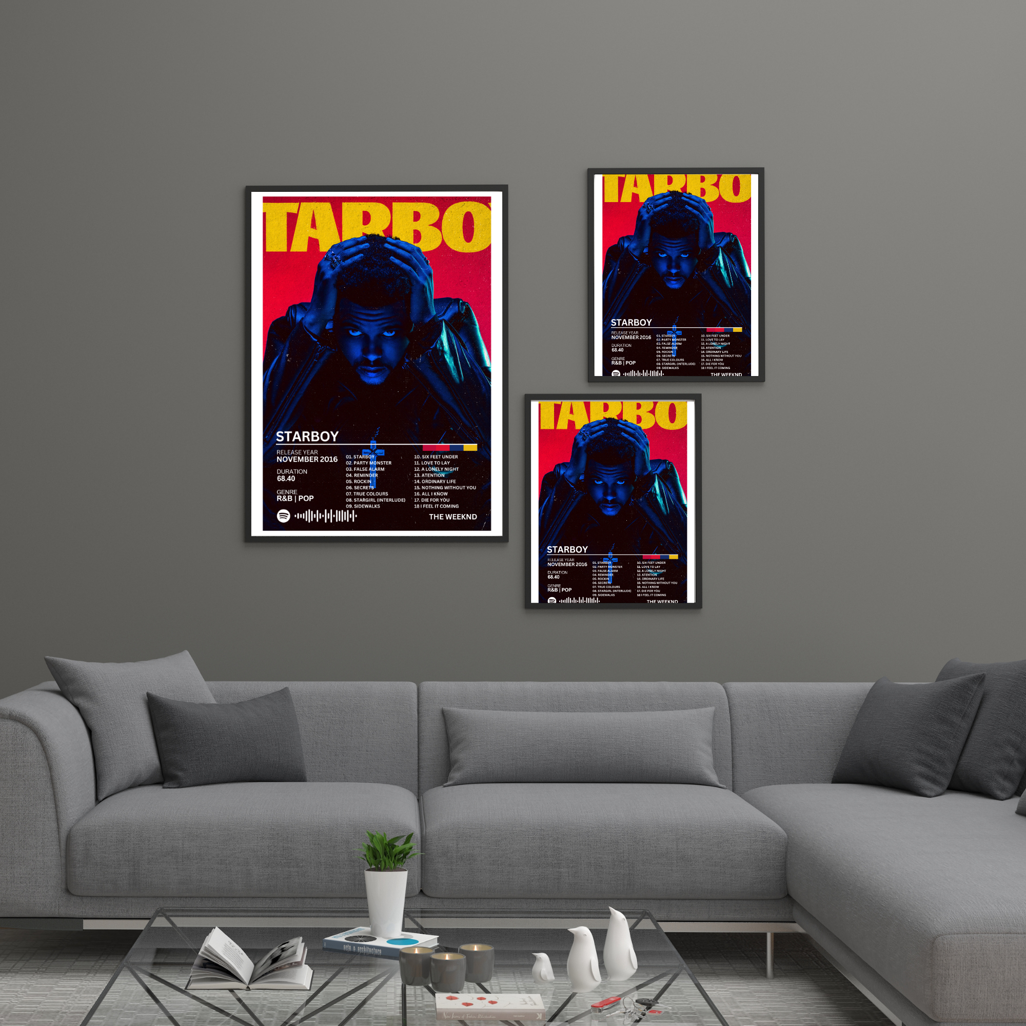 Starboy - The Weeknd 2 | PosterStudio Album Collection