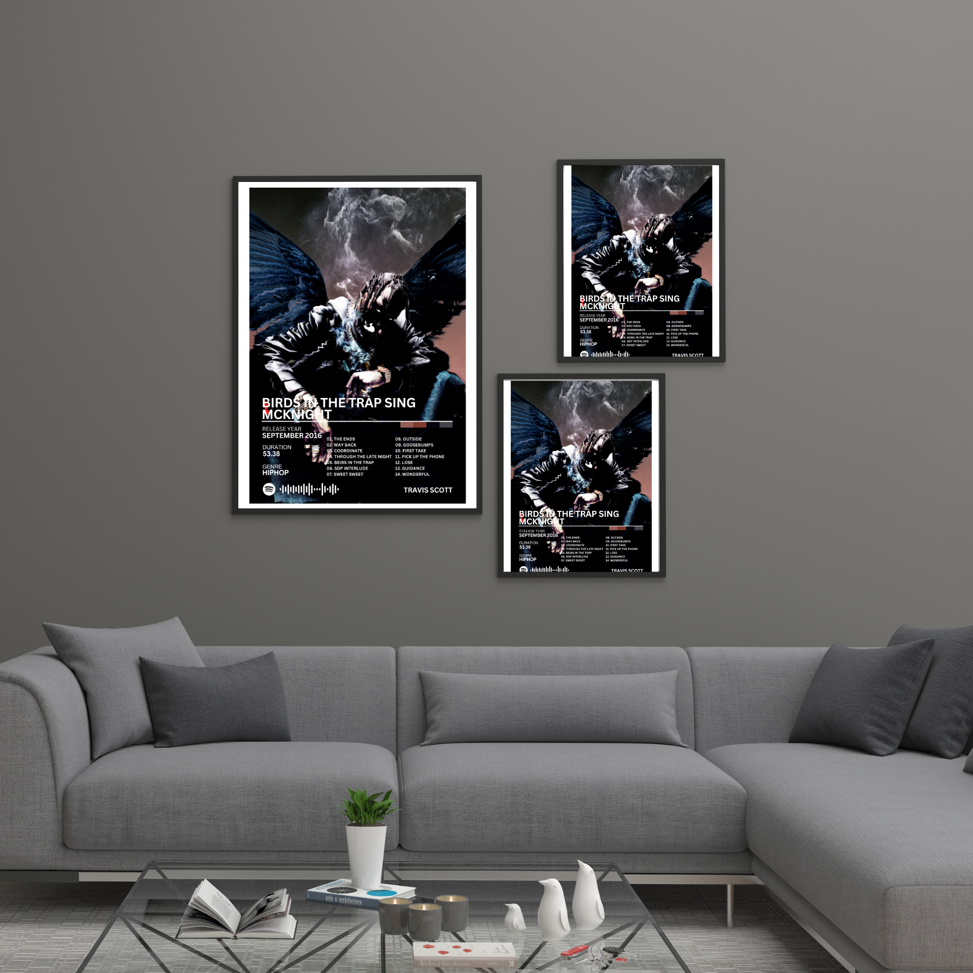 Birds in the Trap Sing McKnight  - Travis Scott 2 | PosterStudio Album Collection