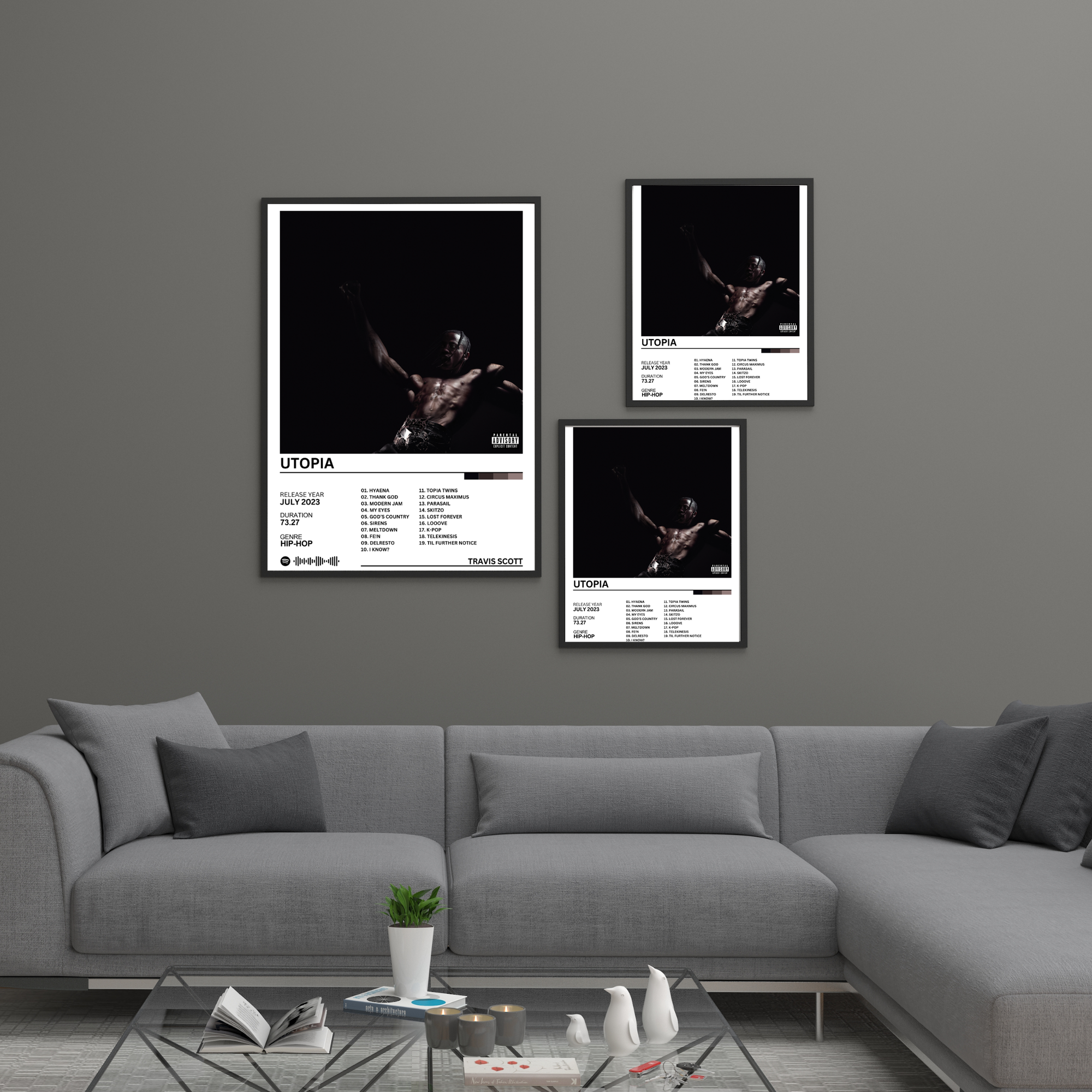 Utopia - Travis Scott | PosterStudio Album Collection