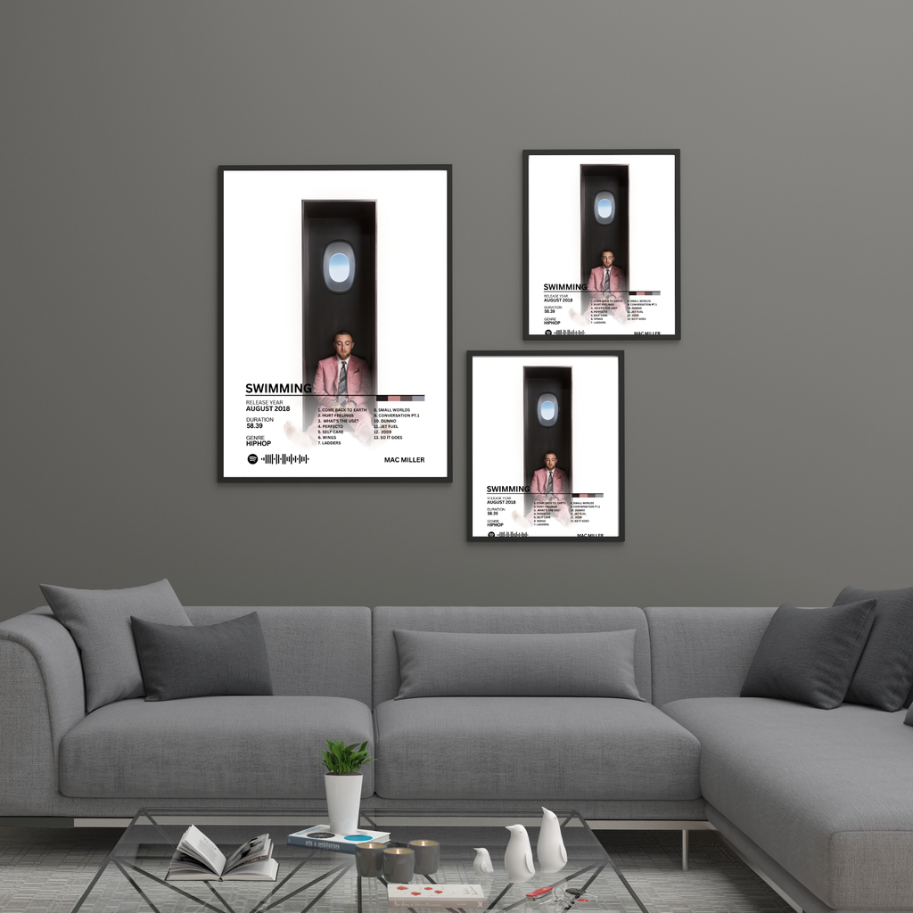 Swimming - Mac Miller 2 | PosterStudio Album Collection