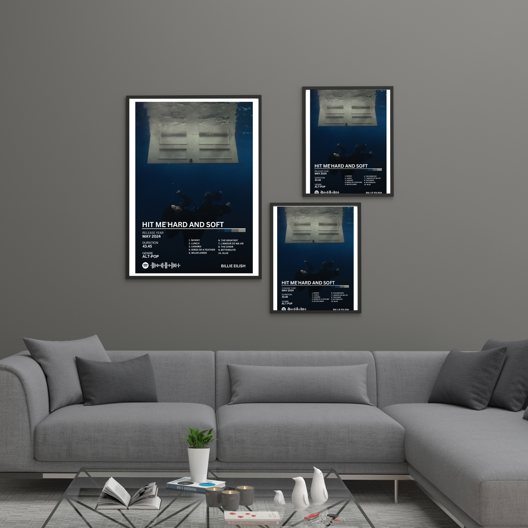 Hit Me Hard and Soft - Billie Eilish 2 | PosterStudio Album Collection