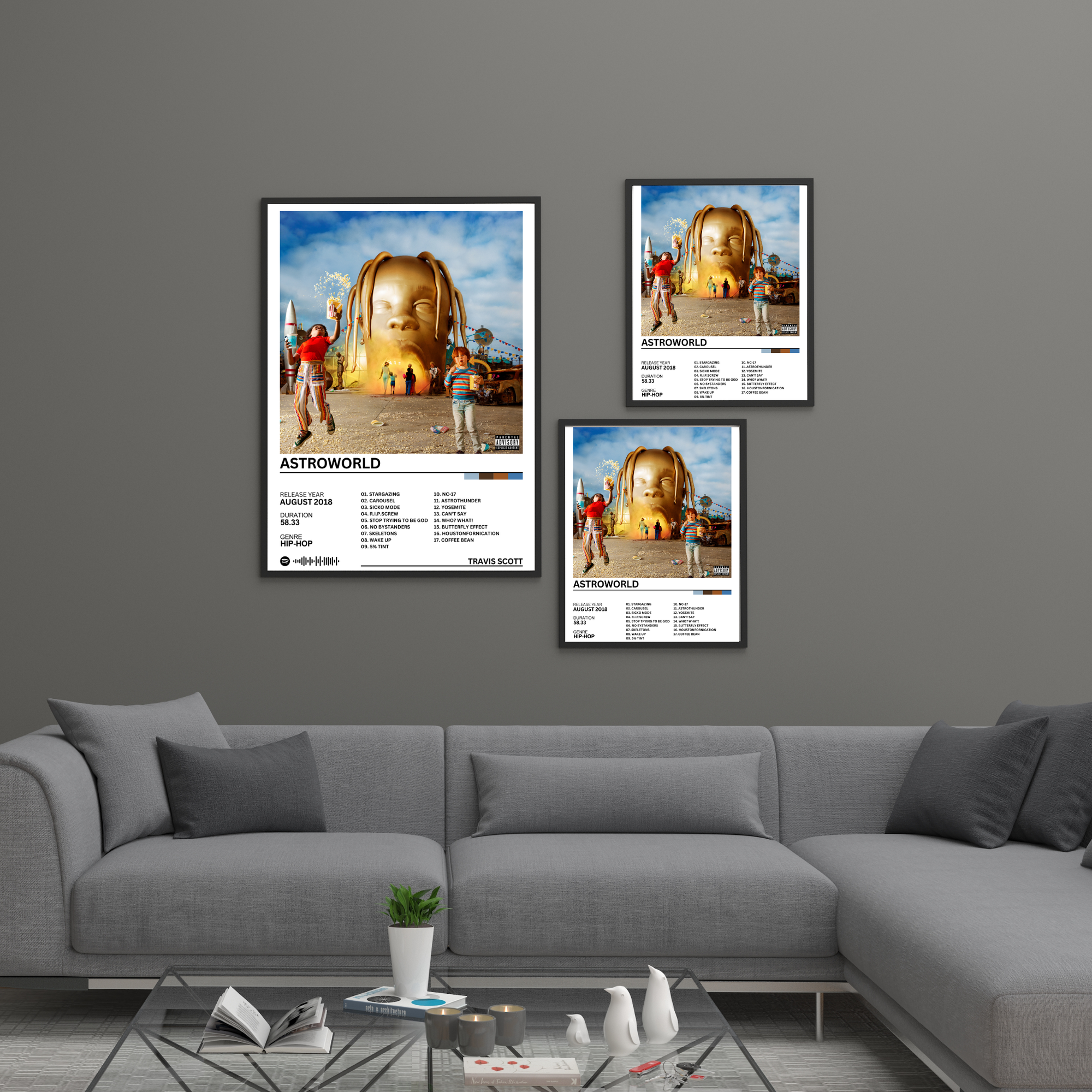 Astroworld - Travis Scott | PosterStudio Album Collection