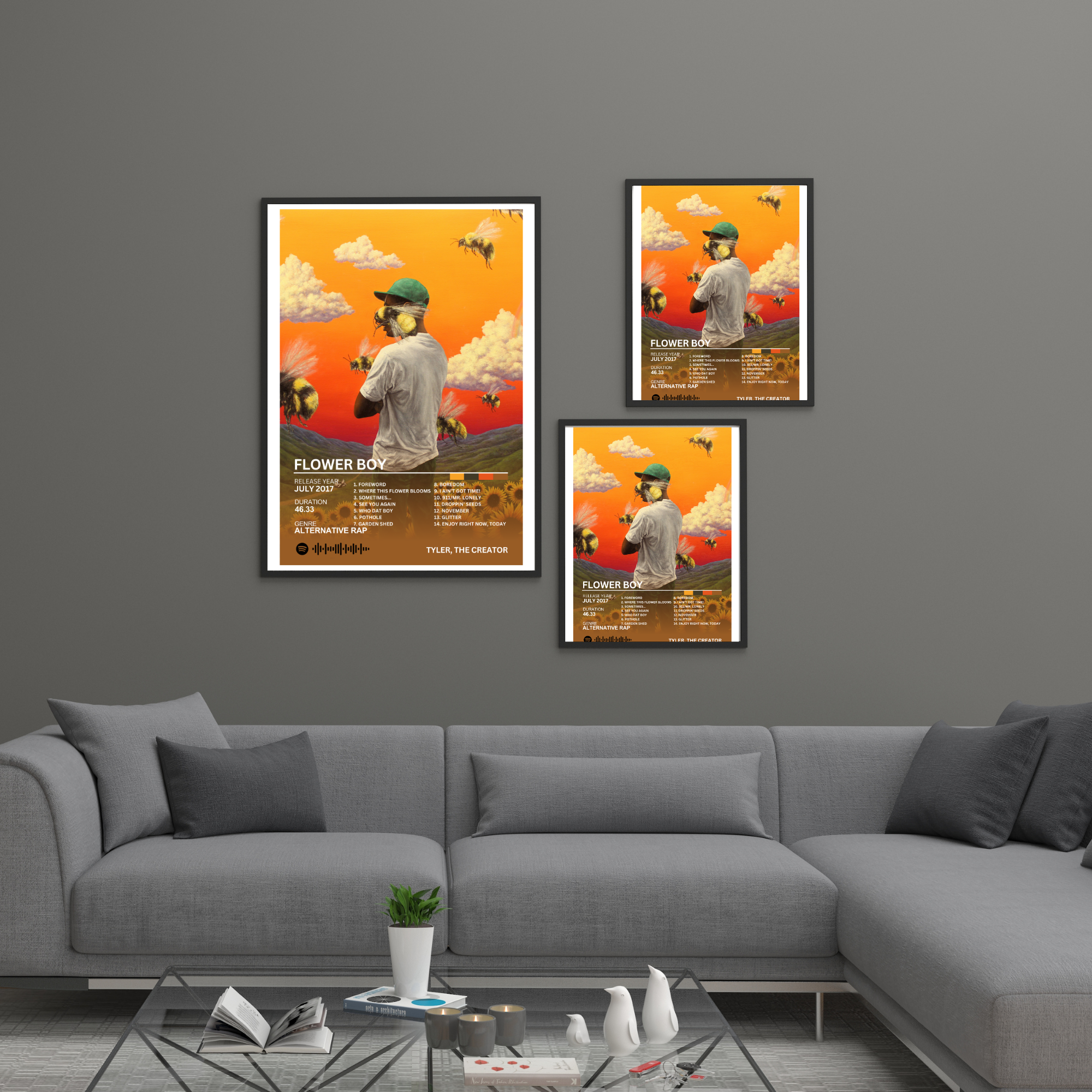 Flower Boy - Tyler, The Creator 2 | PosterStudio Album Collection