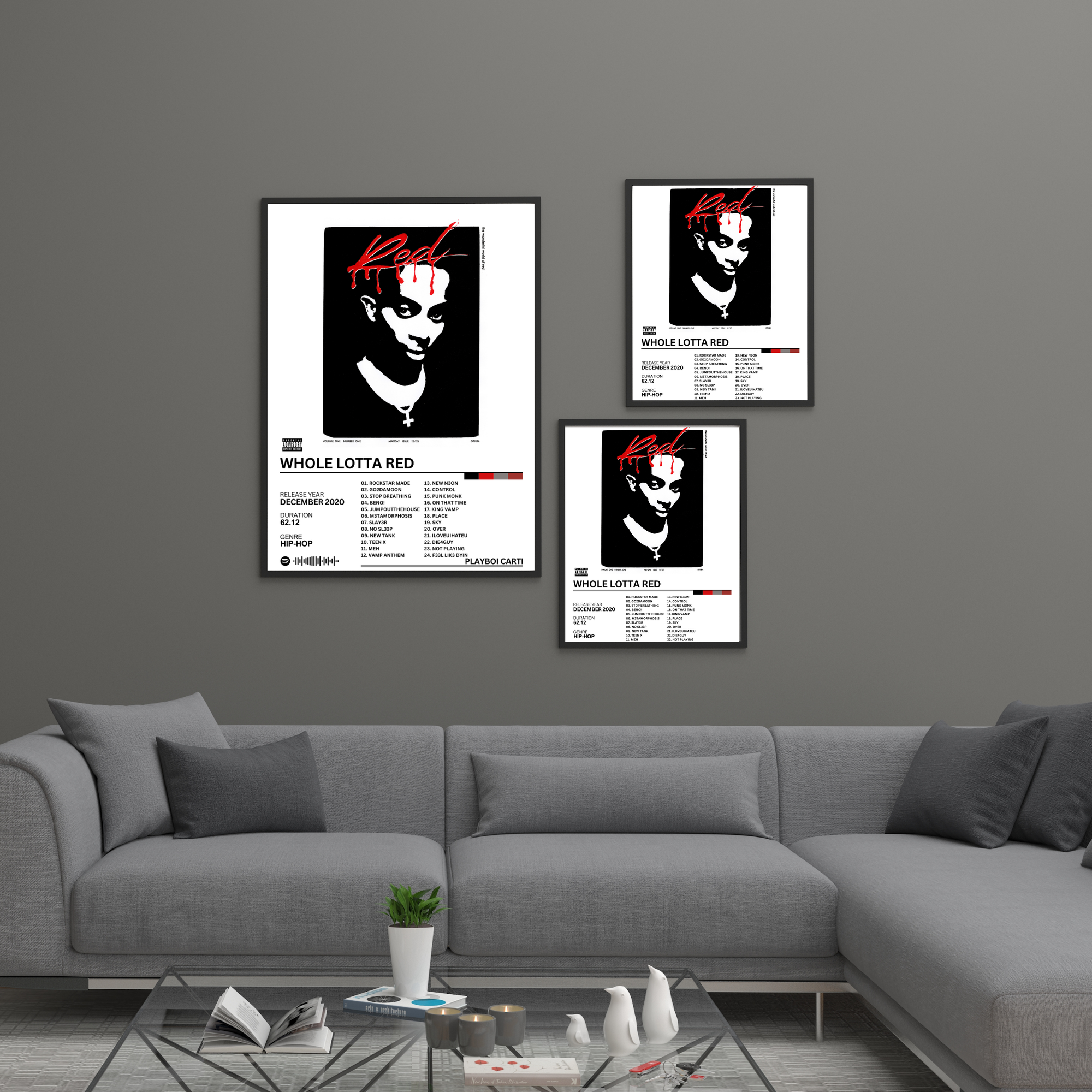 Whole Lotta Red - Playboi Carti | PosterStudio Album Collection