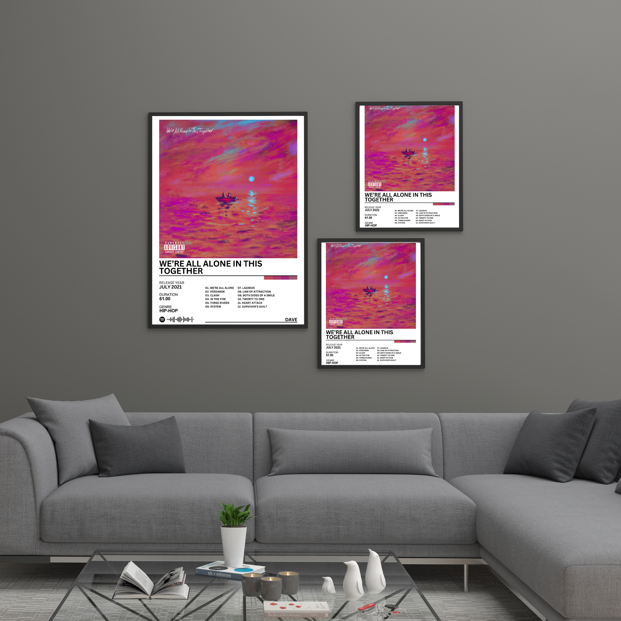 We're All Alone in This Together - Dave | PosterStudio Album Collection