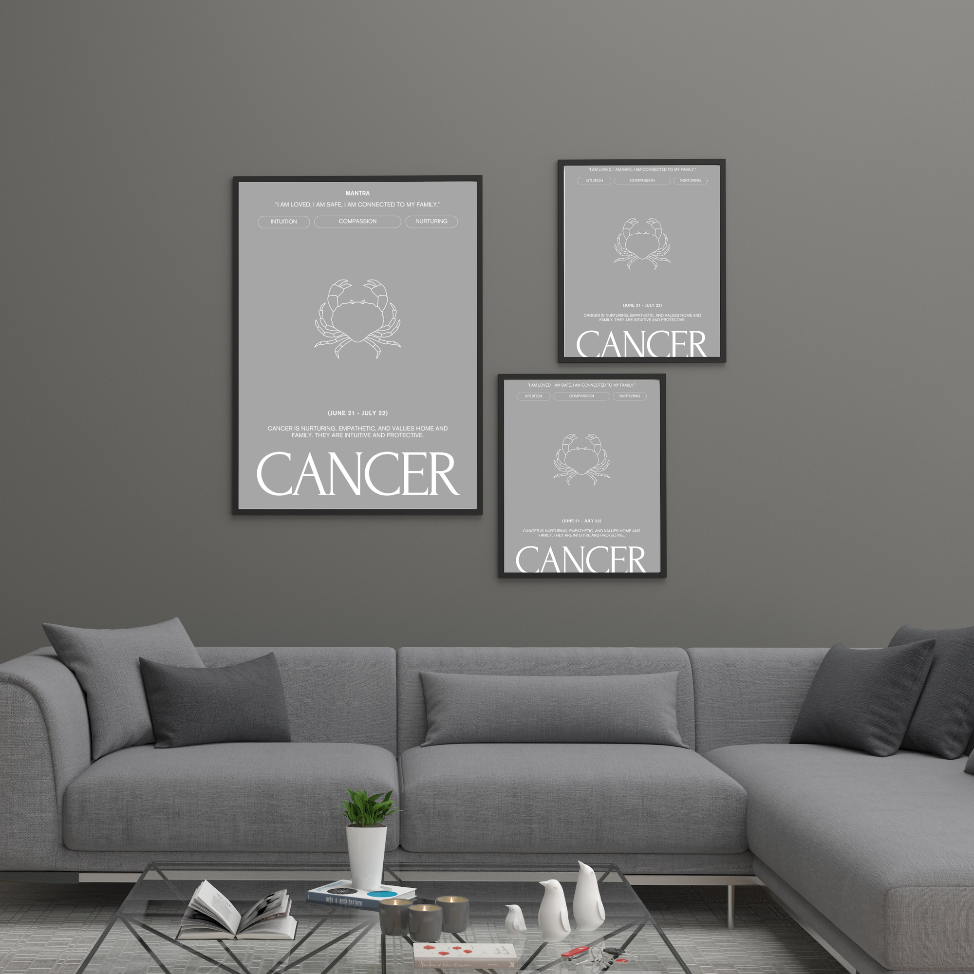 Cancer | PosterStudio Zodiac Collection