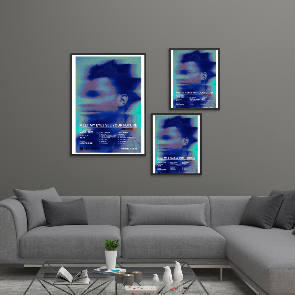 Melt My Eyez See your Future - Denzel Curry 2 | PosterStudio Album Collection