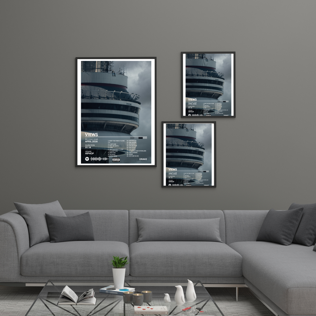 Views - Drake 2 | PosterStudio Album Collection